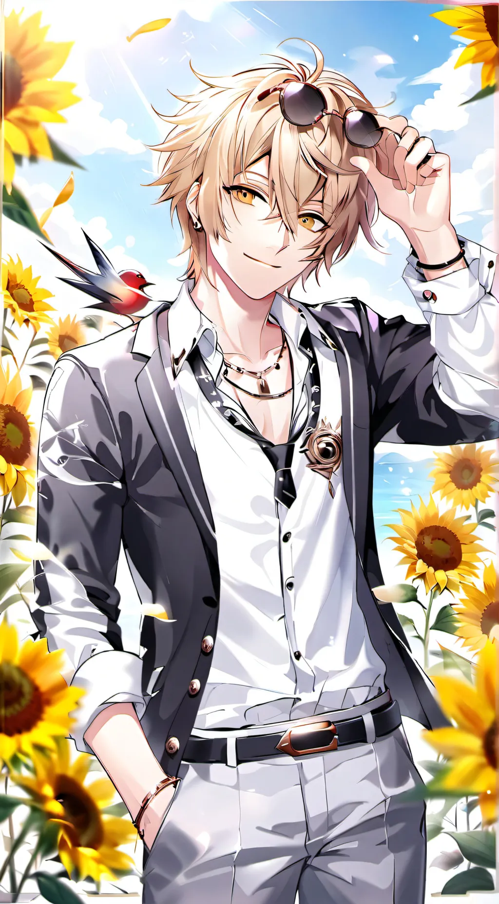 ai character: Carter background