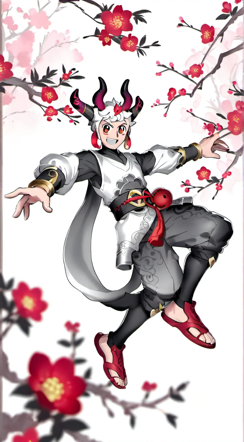ai character: fruitcake:P background