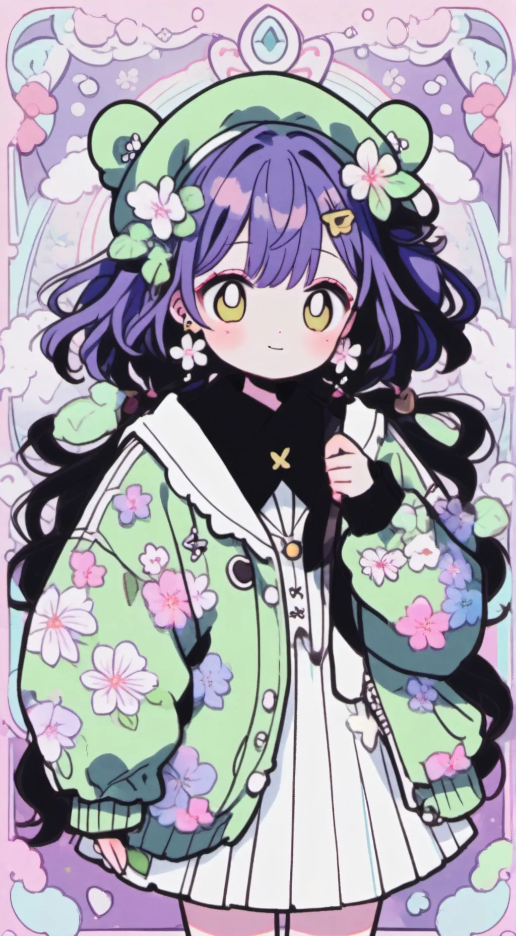 ai character: kipo x wolf background