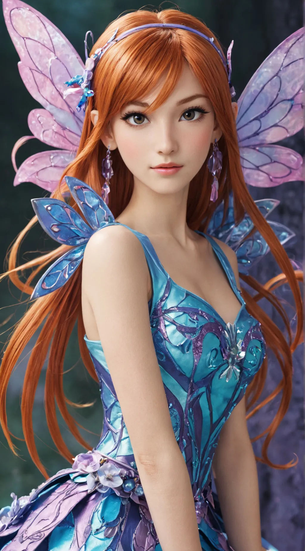 ai character: Winx club  background