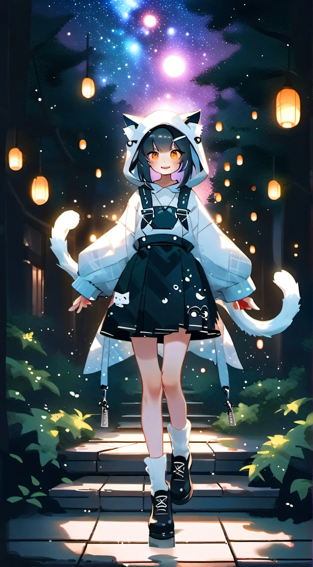 ai character: aphmau and freind background