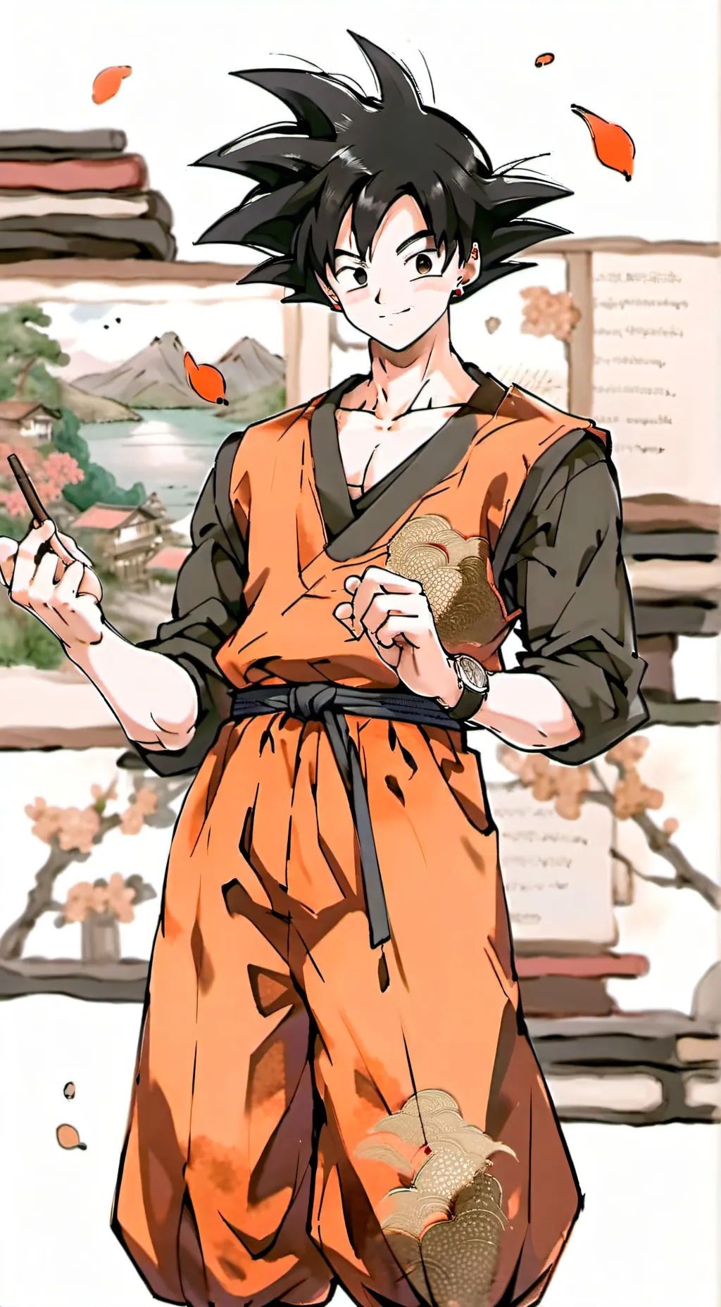 ai character: GMA School background