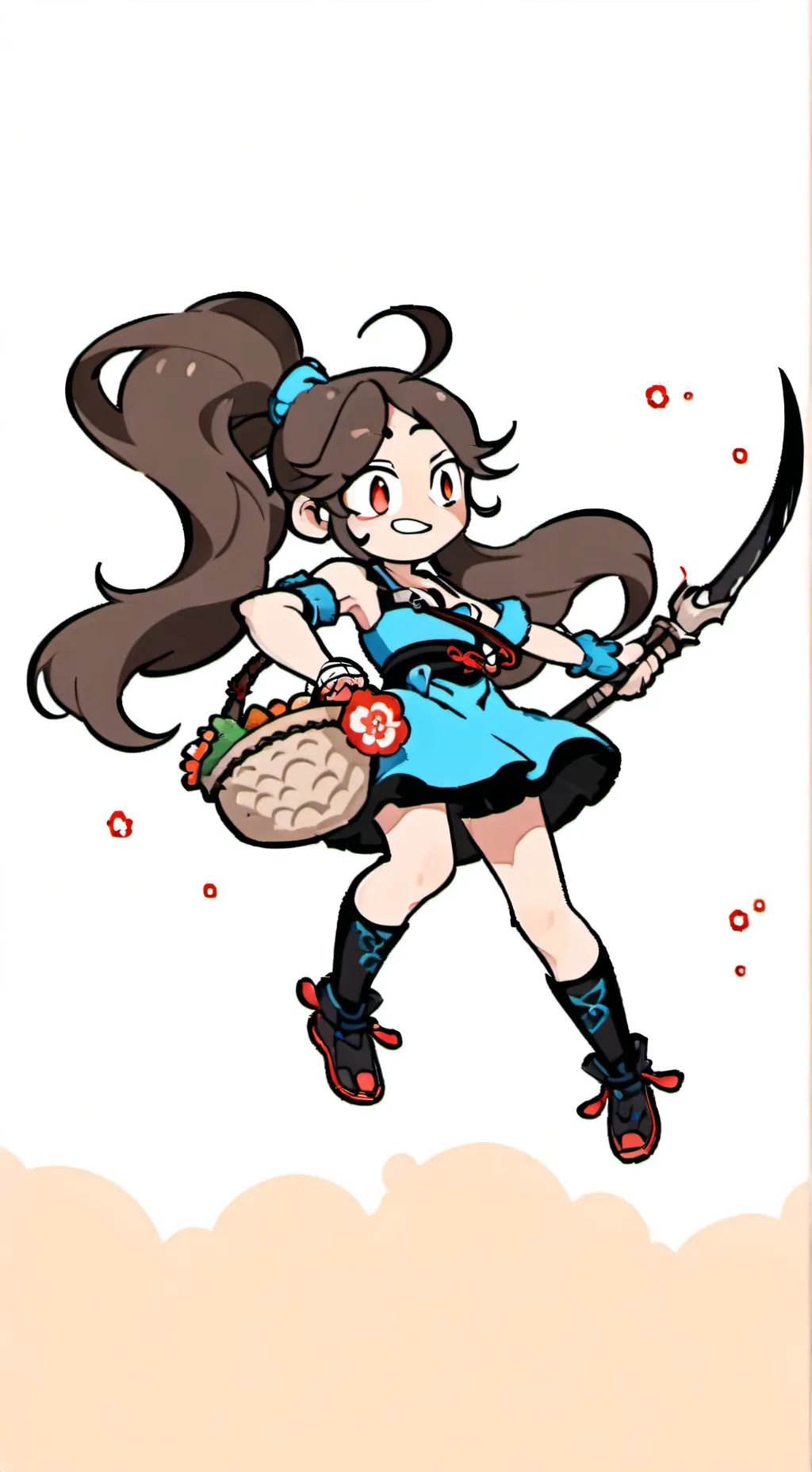ai character: Andrea  background