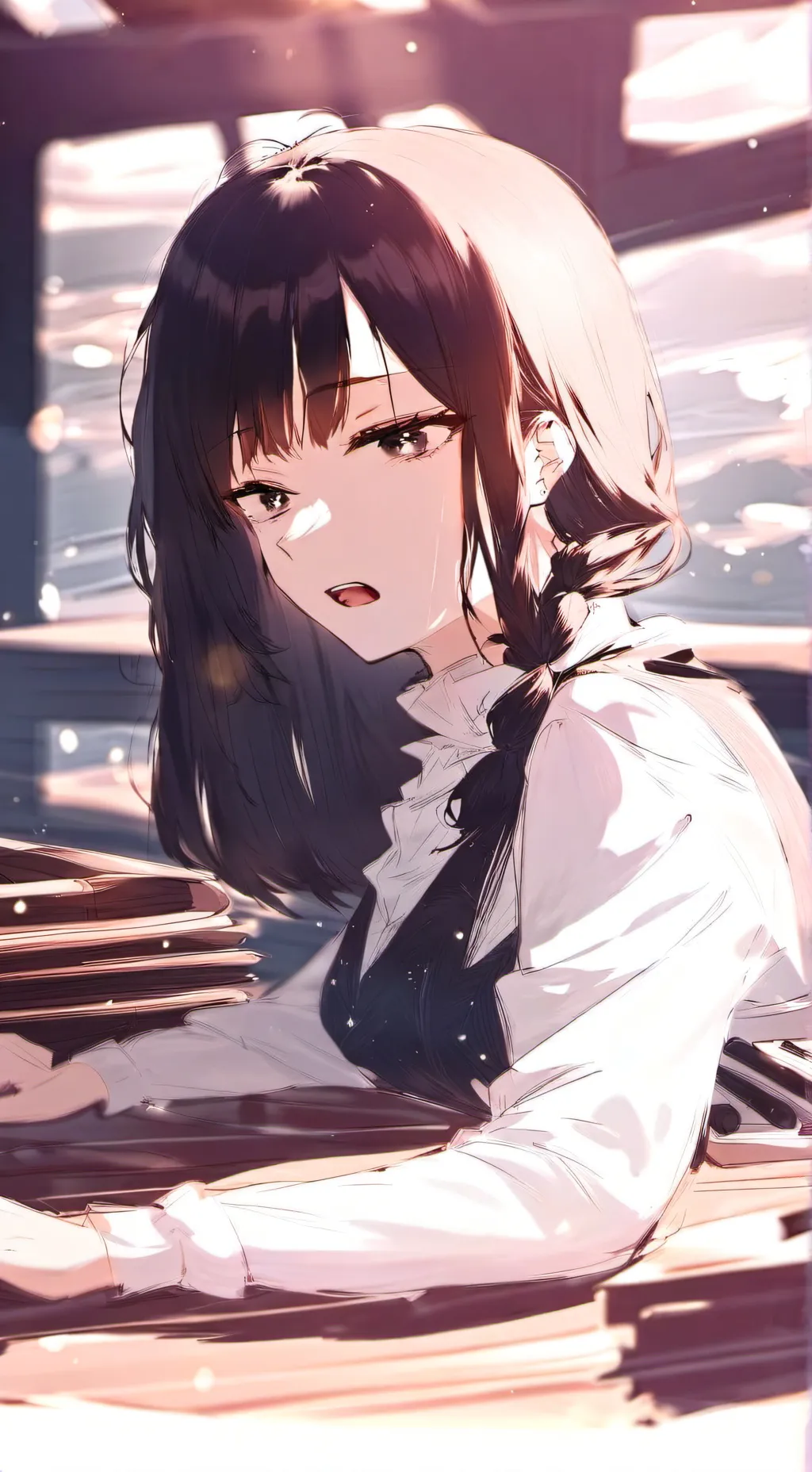 ai character: Alice e manu  background