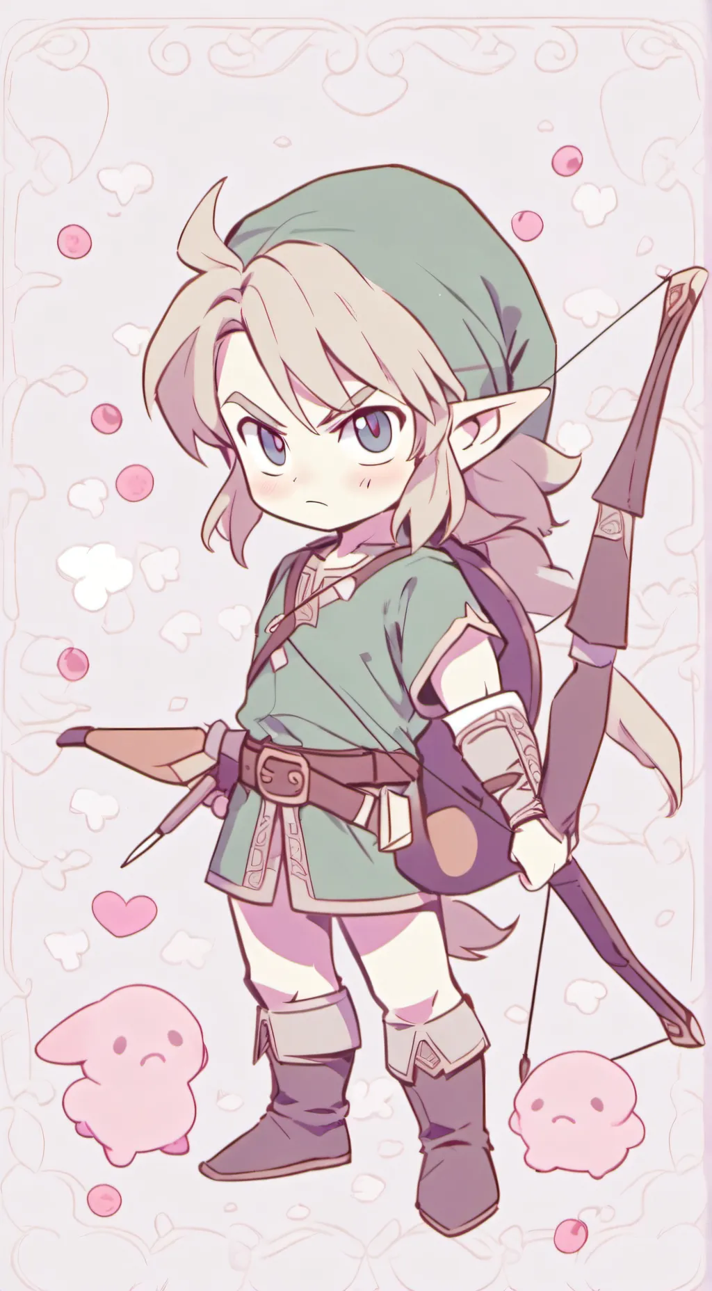 ai character: Link  background