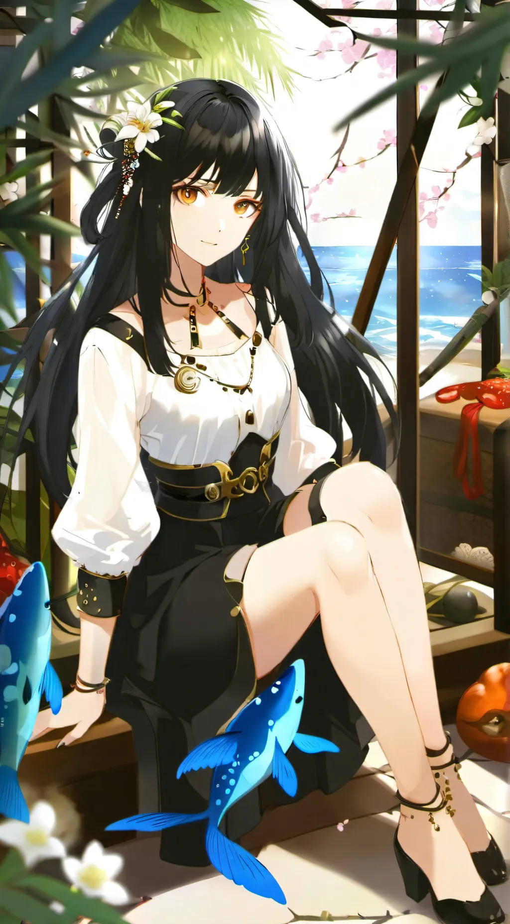 ai character: giyu gf background
