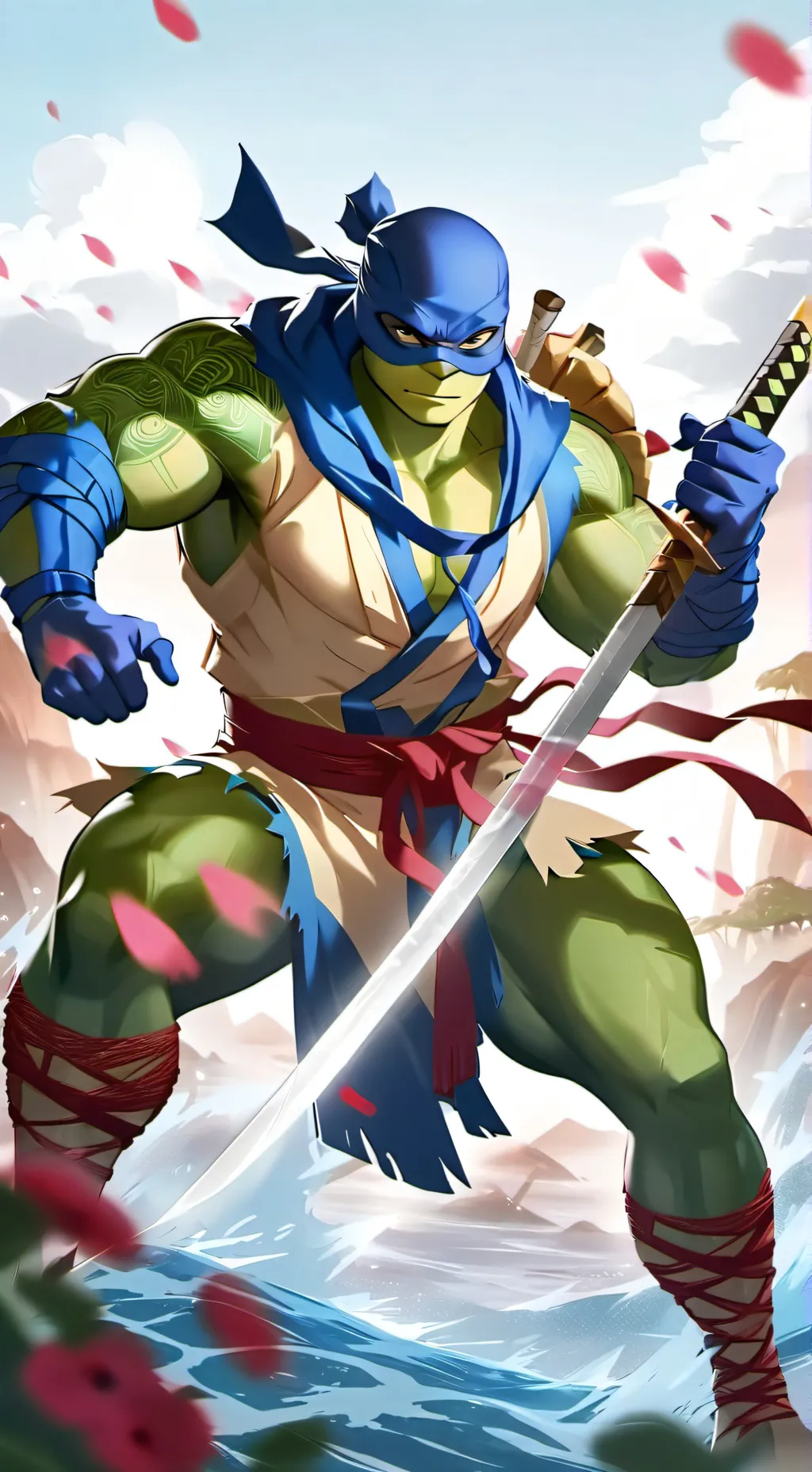 ai character: Leonardo background