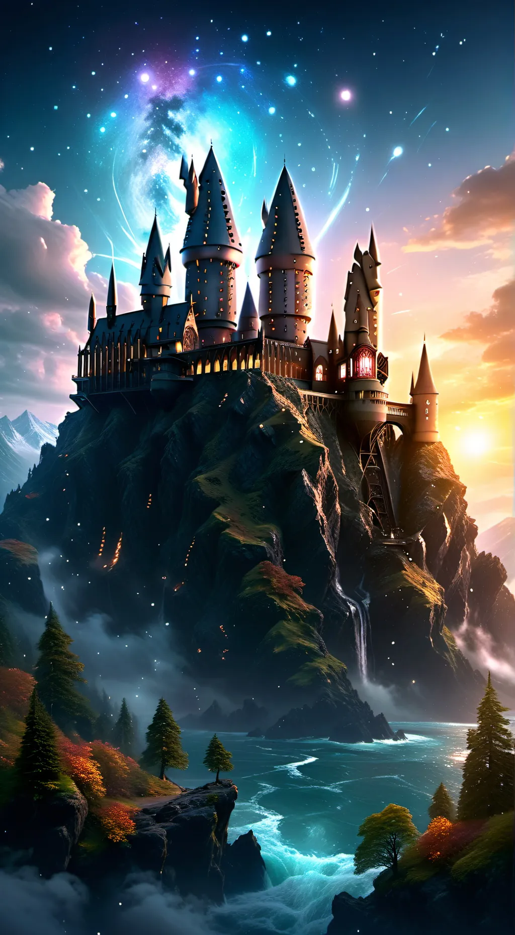 ai character: Hogwarts background