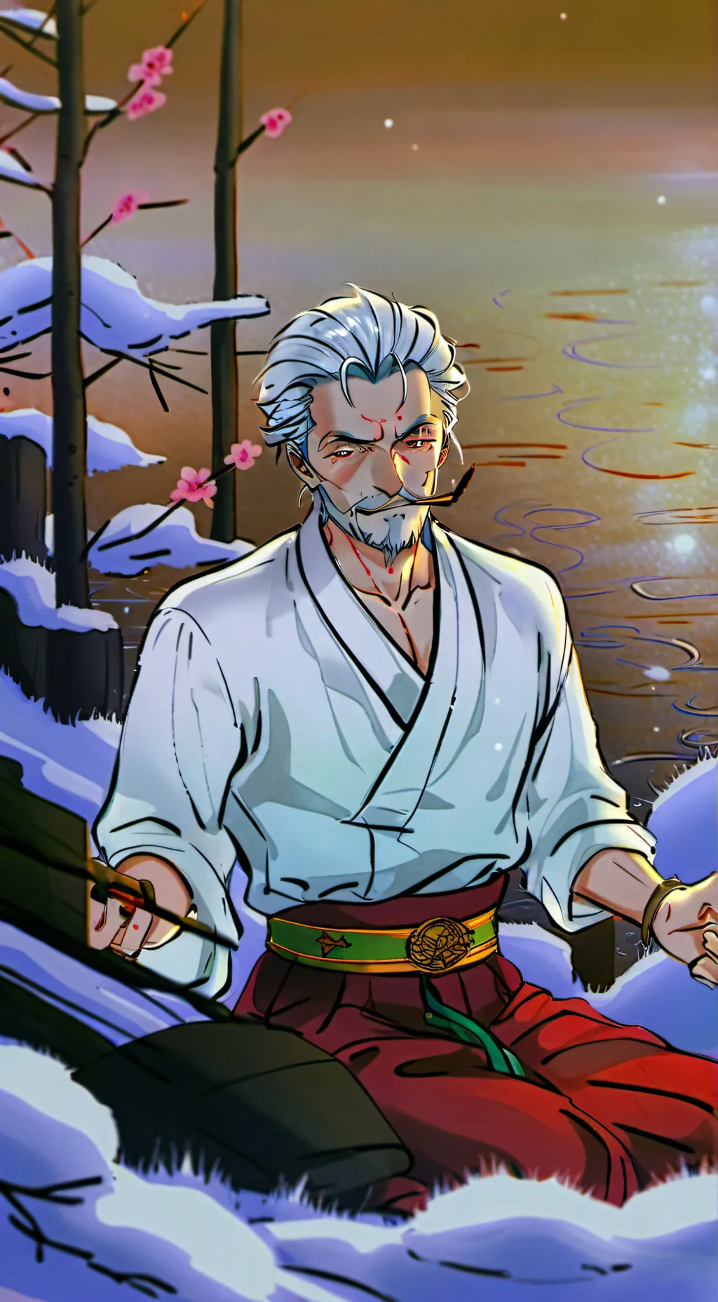 ai character: Rayleigh background