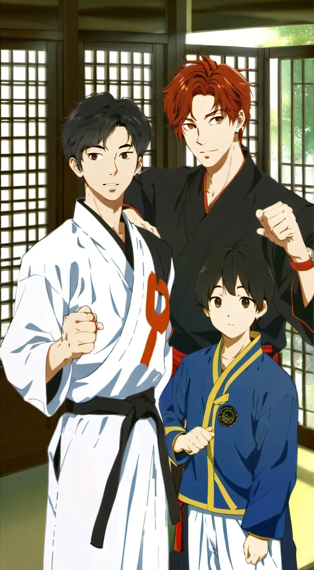 ai character: Taekwondo class  background