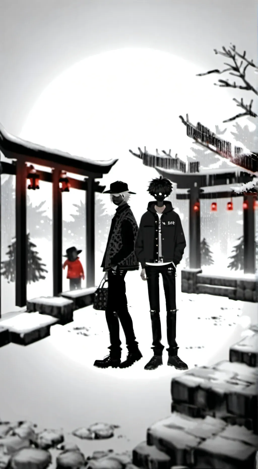 ai character: ♰Liam y Ian(*・x・)/ background