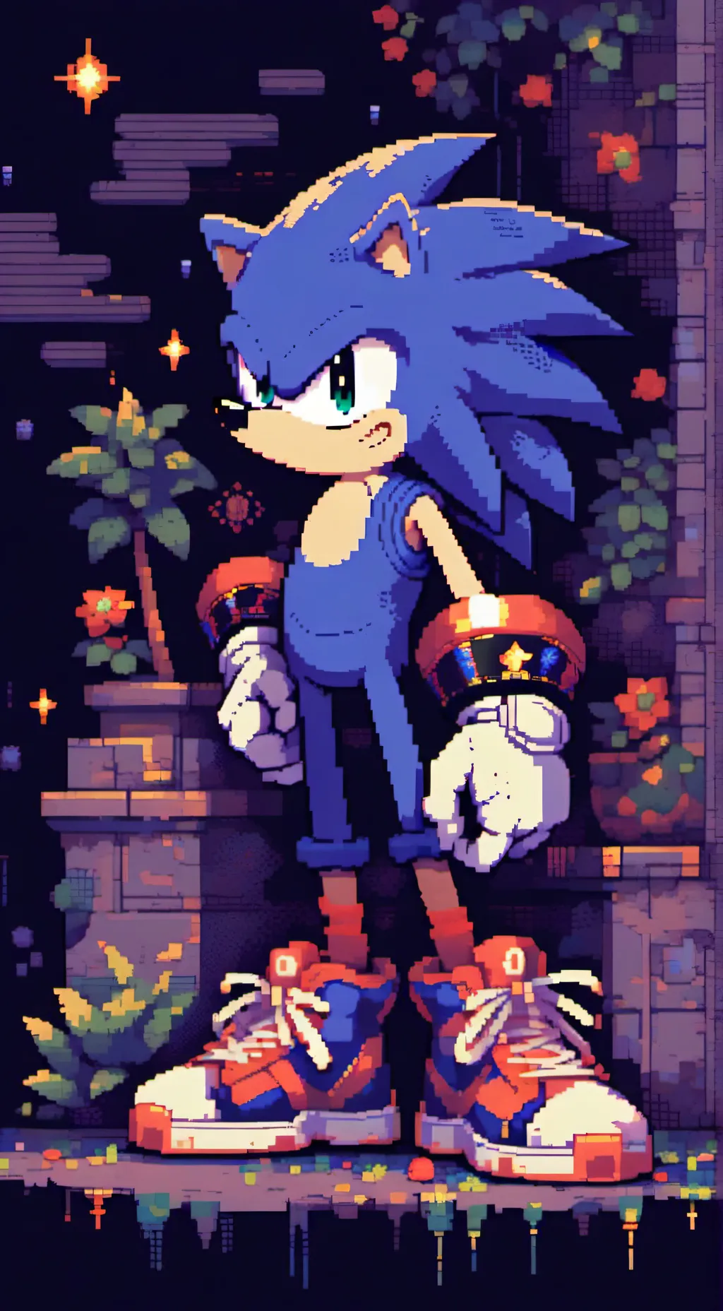 ai character: Sonic The Hedgehog background