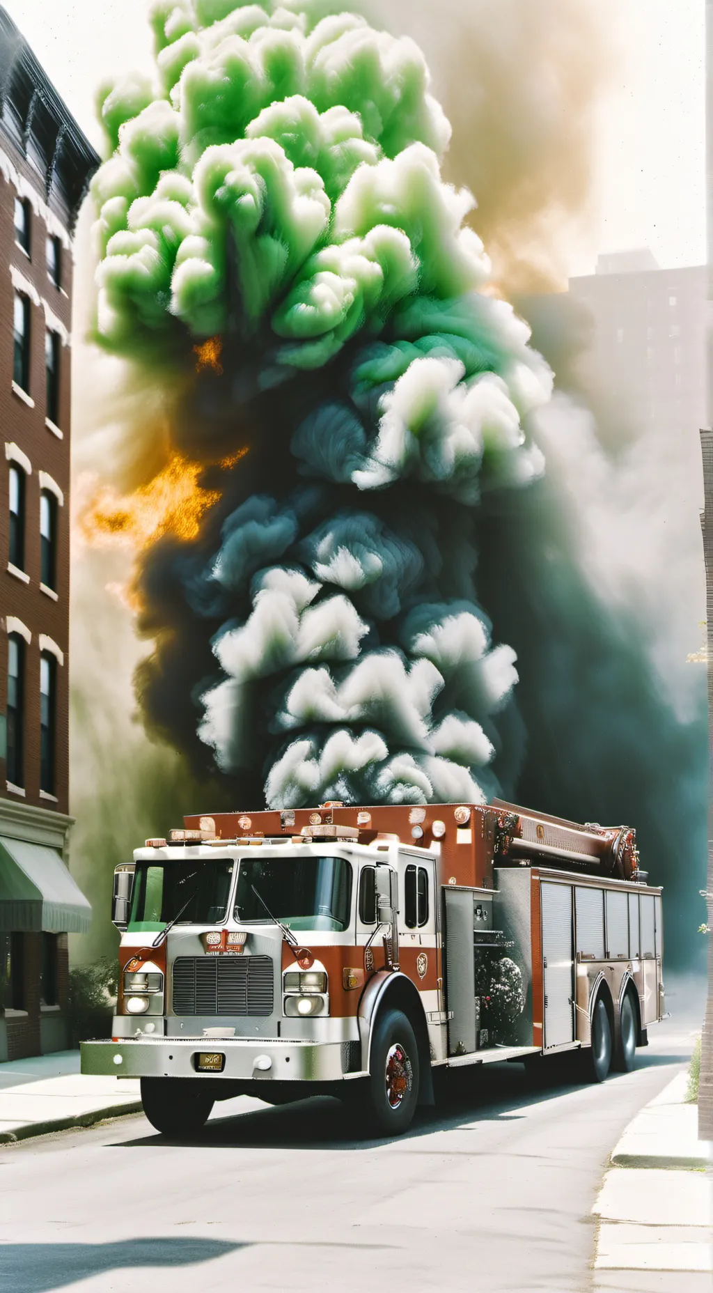 ai character: FDNY  background