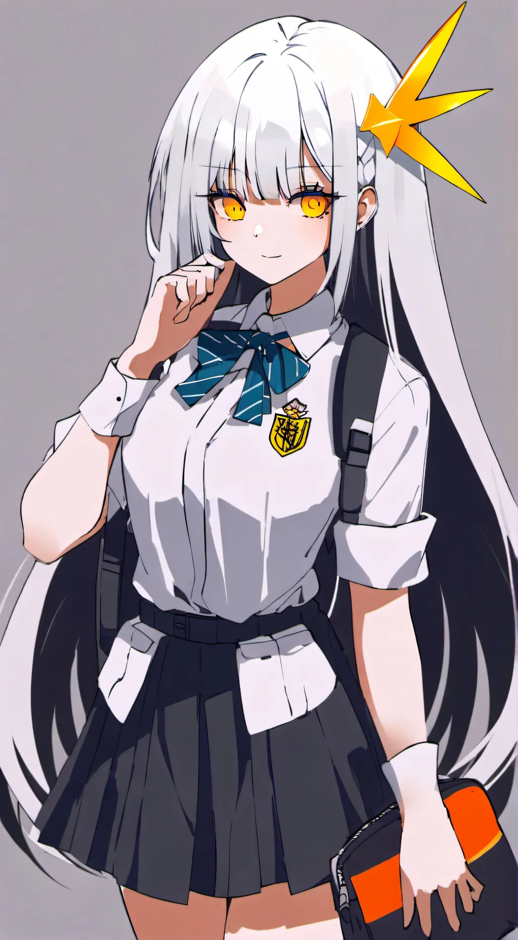 ai character: Lavender yuni background