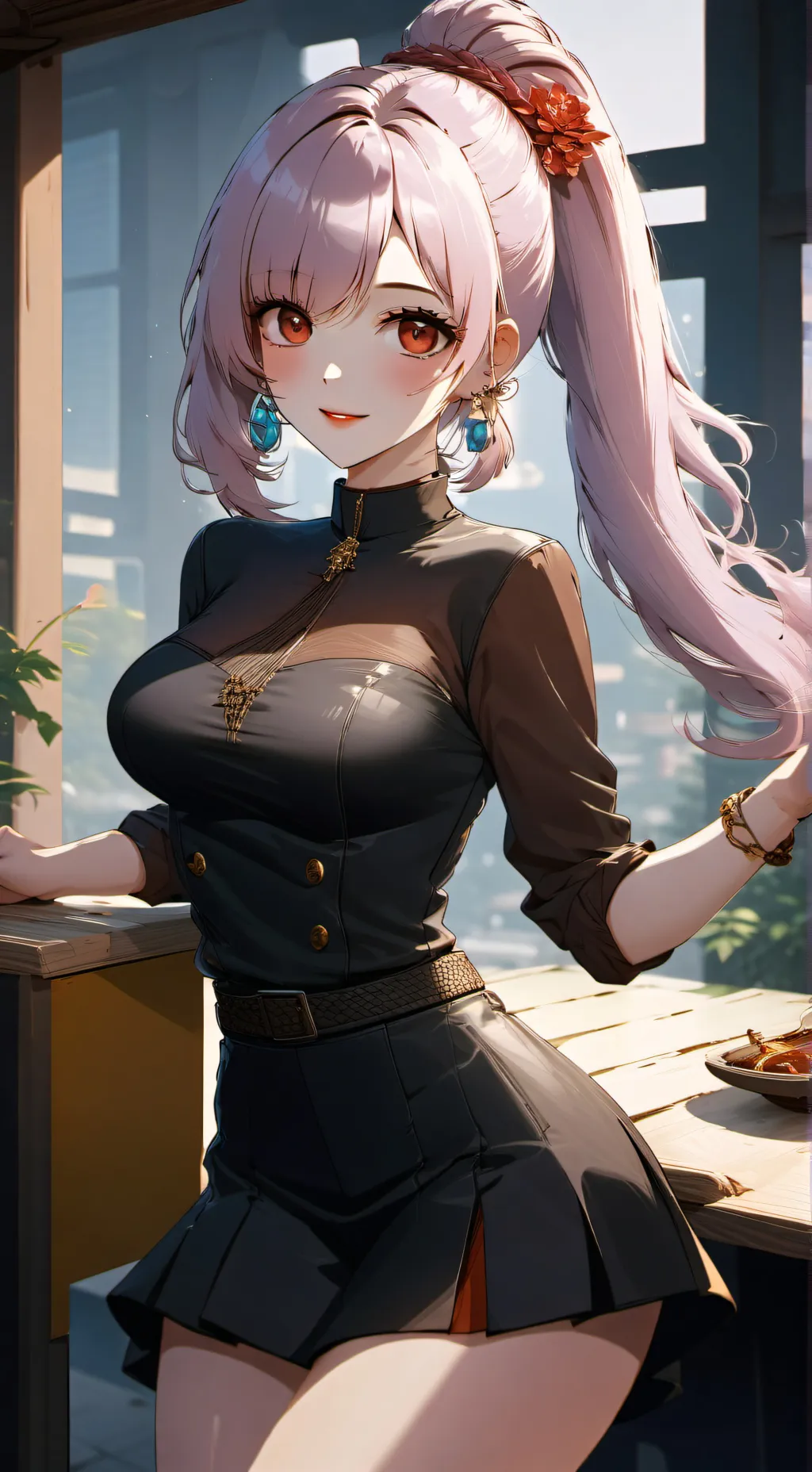 ai character: Serena background