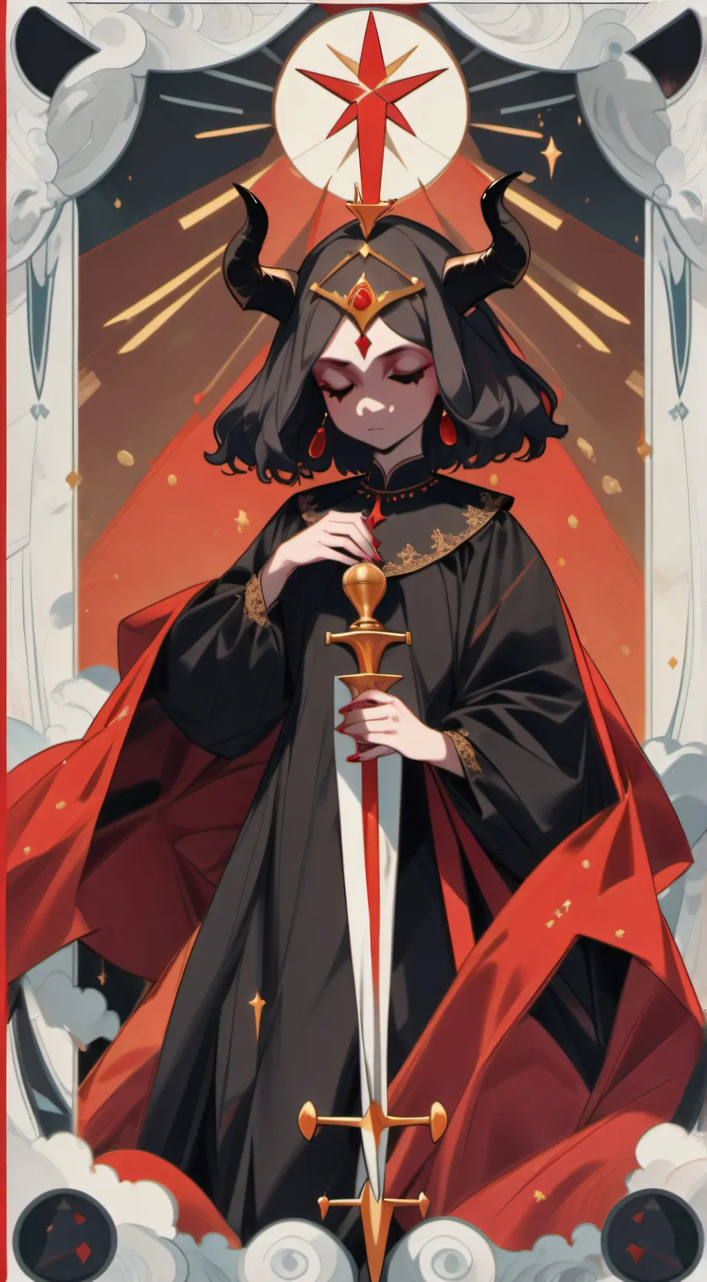 ai character: Queen Maly background