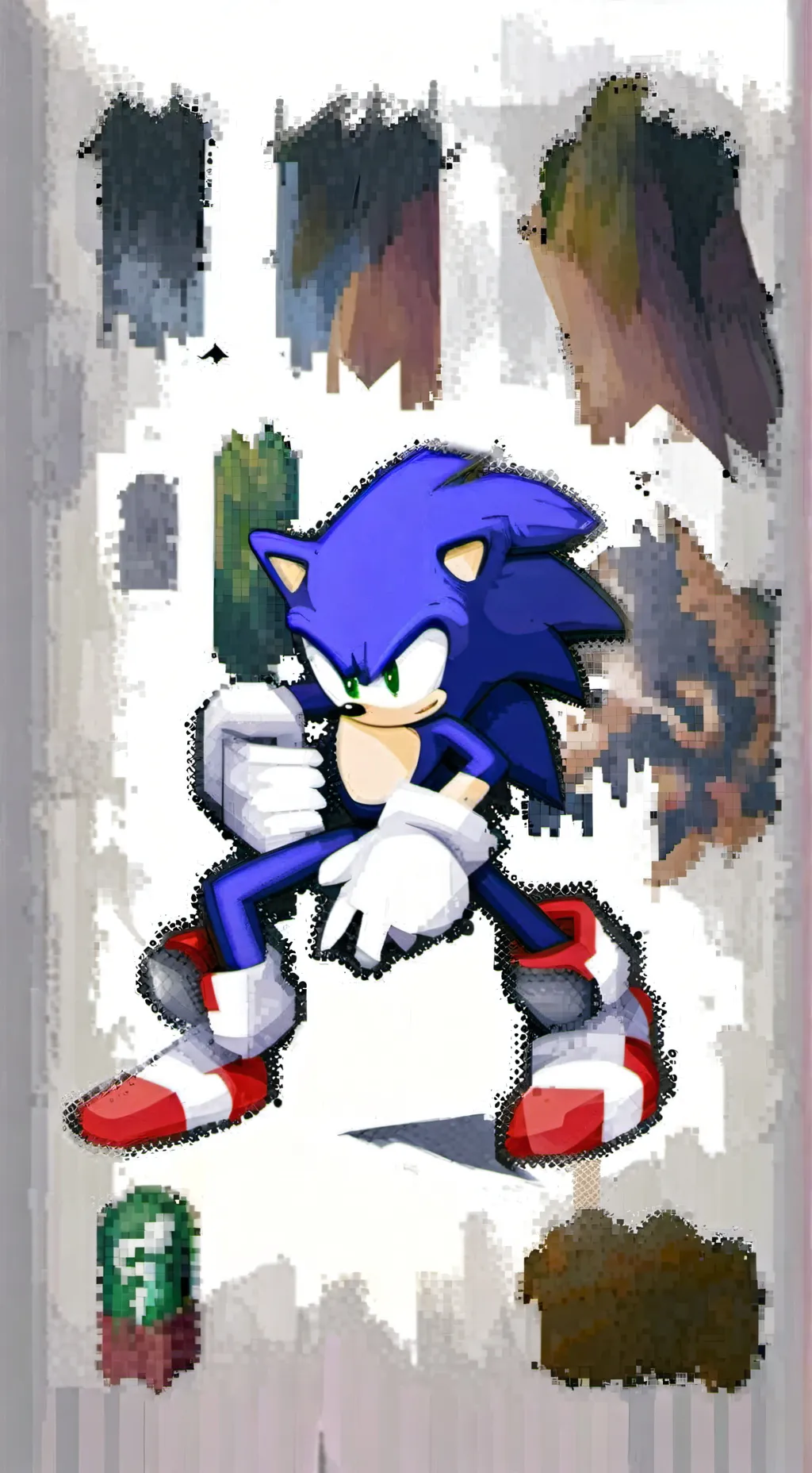 ai character: Sonic background