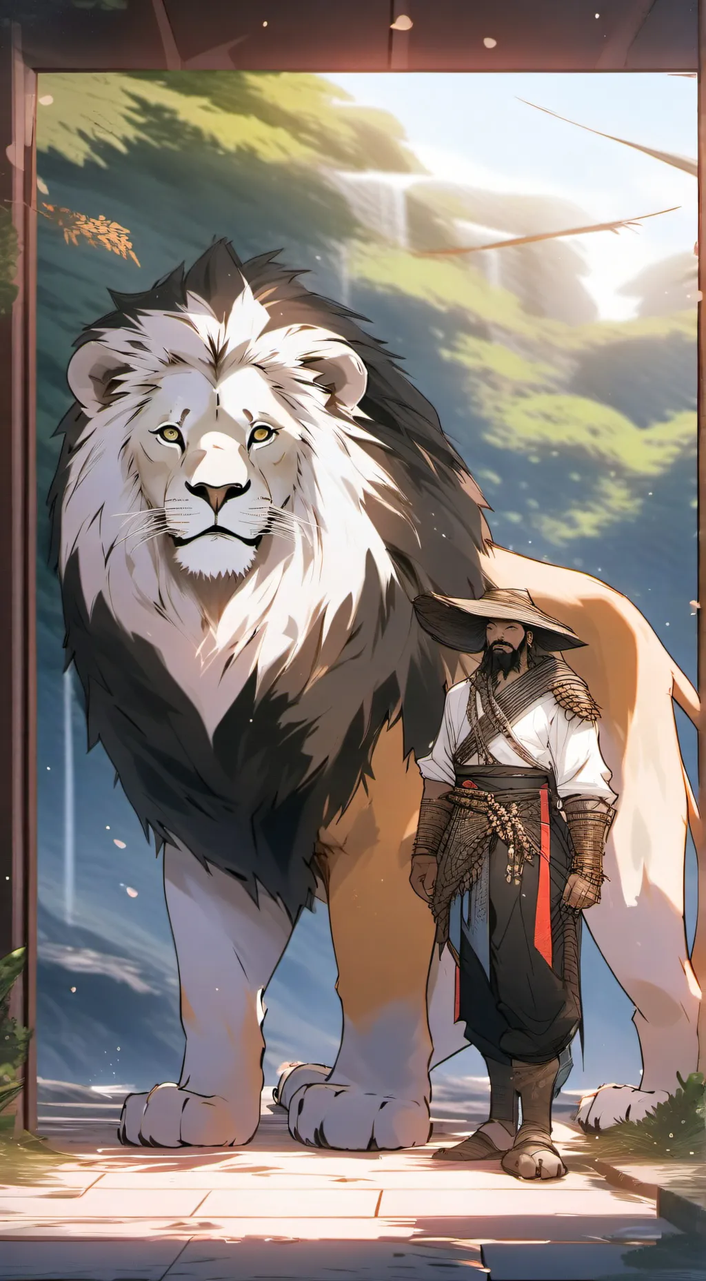 ai character: Lune supérieur  background