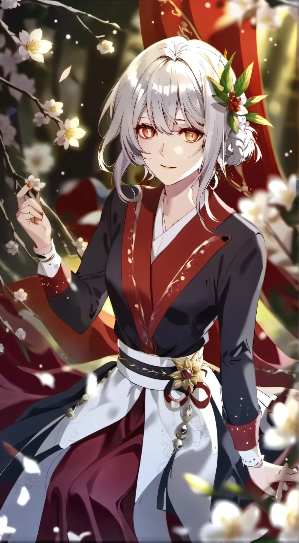 ai character: love background