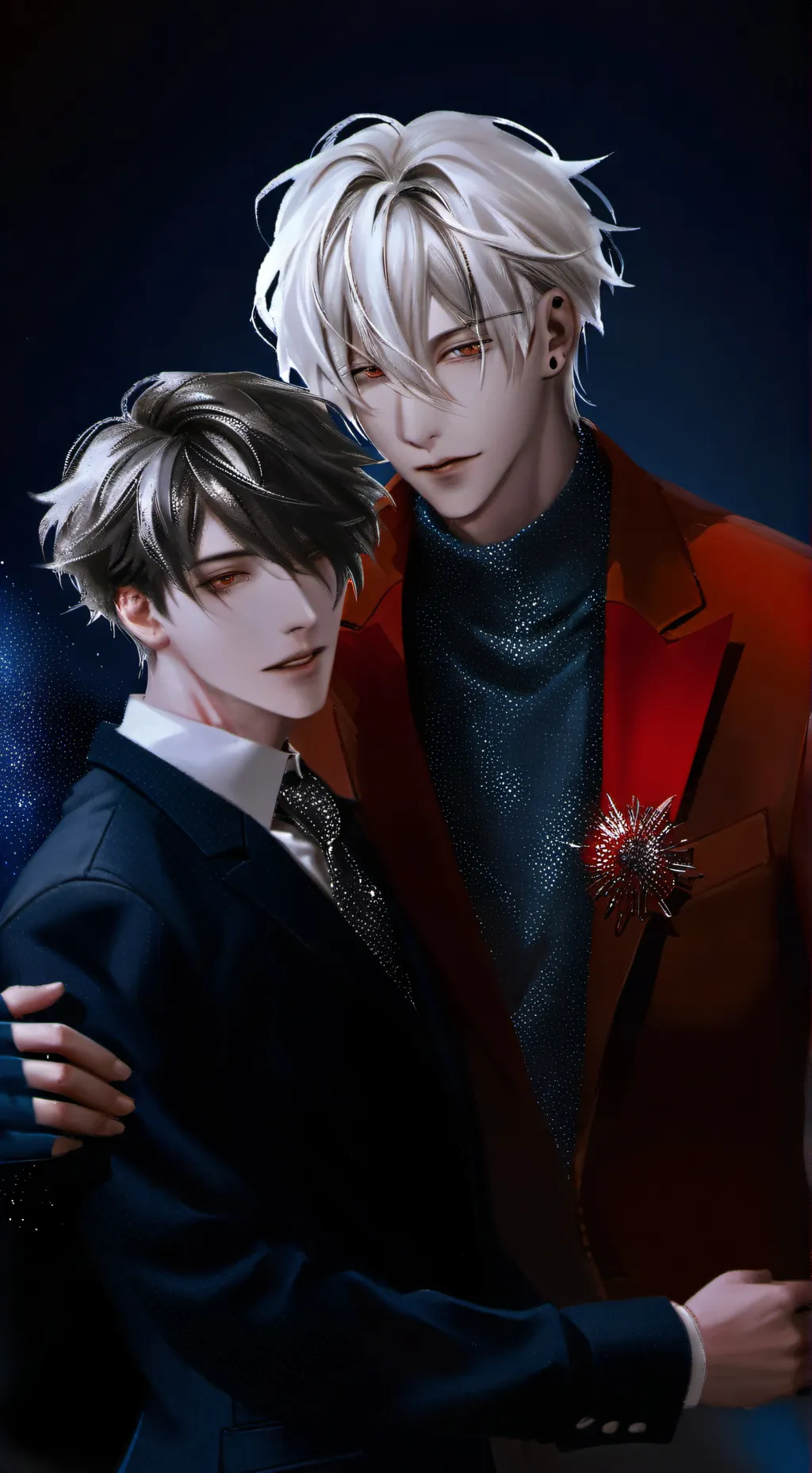 ai character: Caden and Shawn background