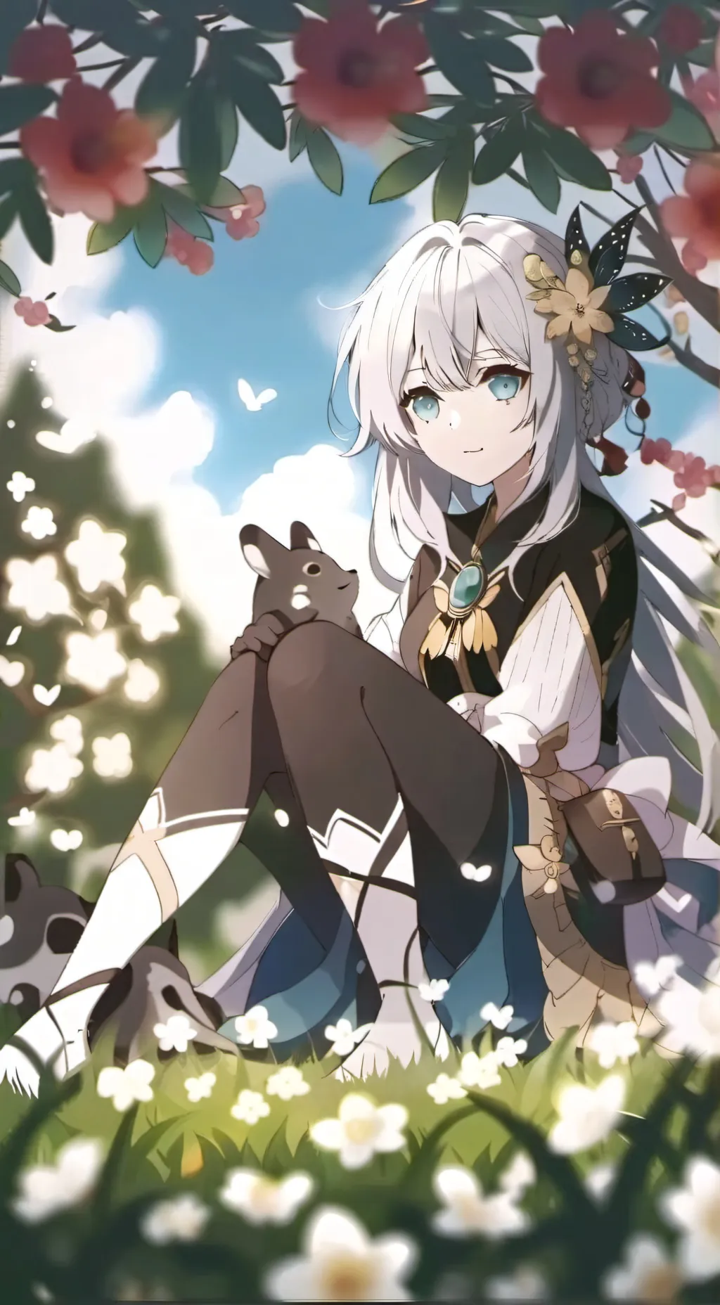 ai character: autumn  background