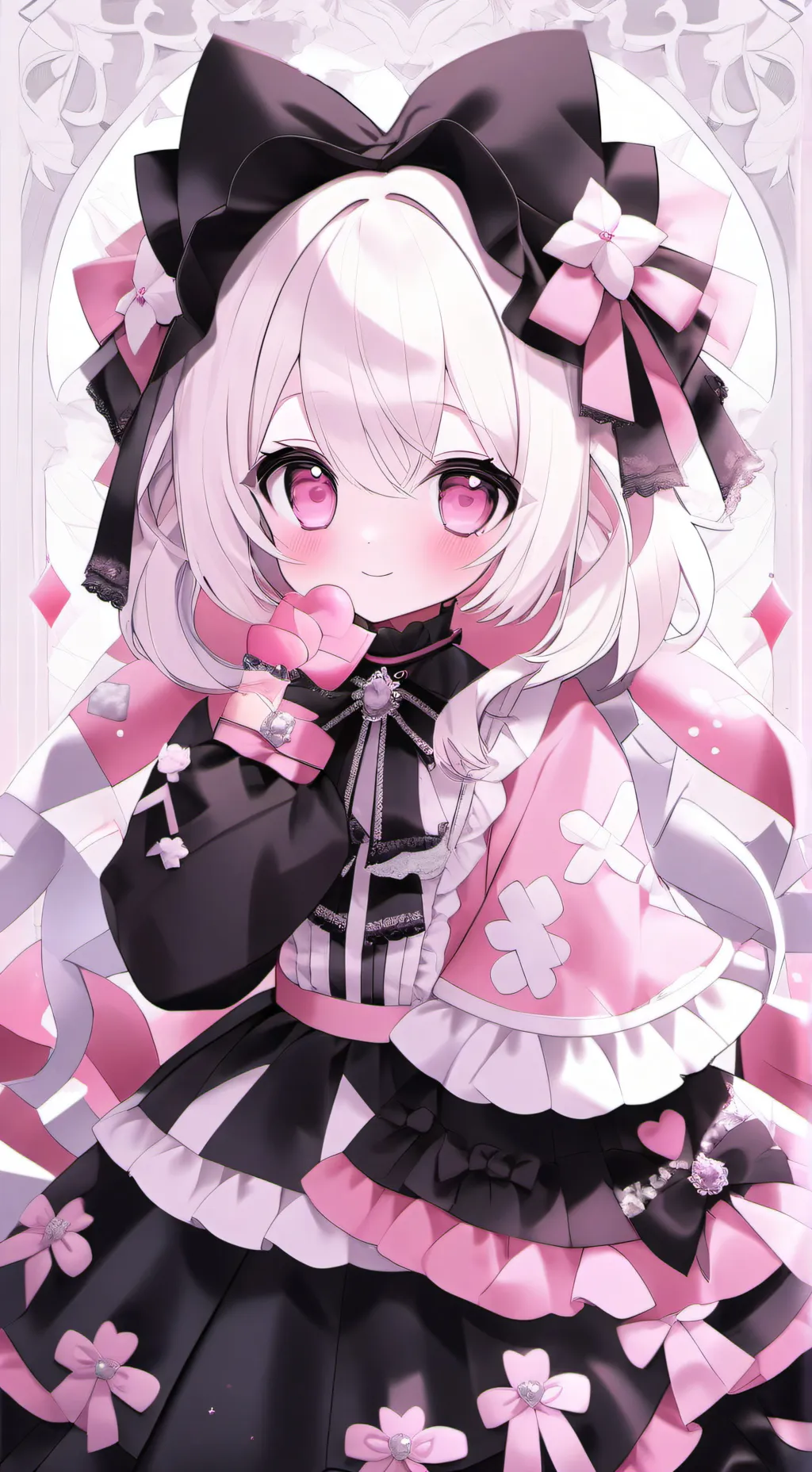 ai character: pinky background