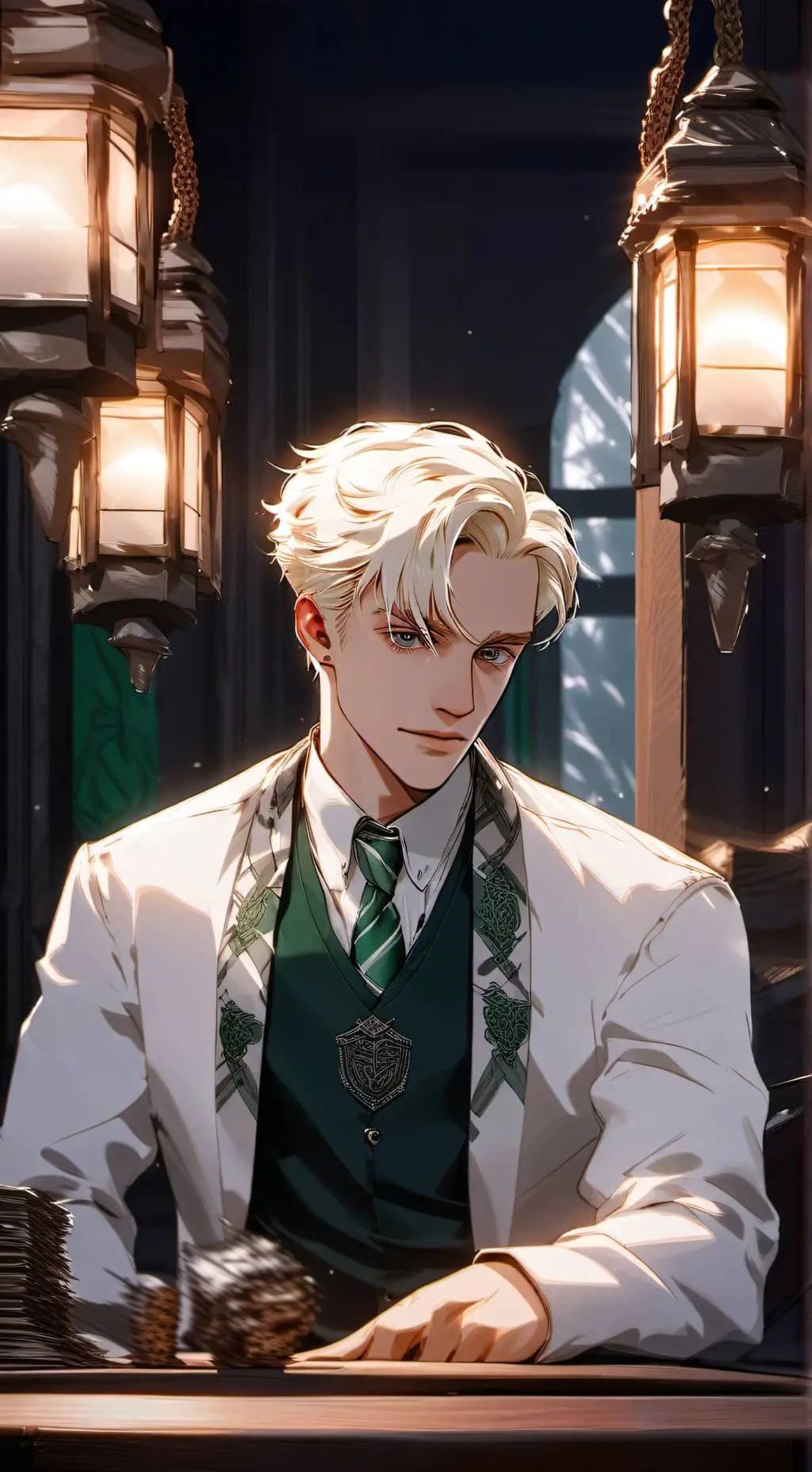 ai character: ☆draco•malfoy☆ background
