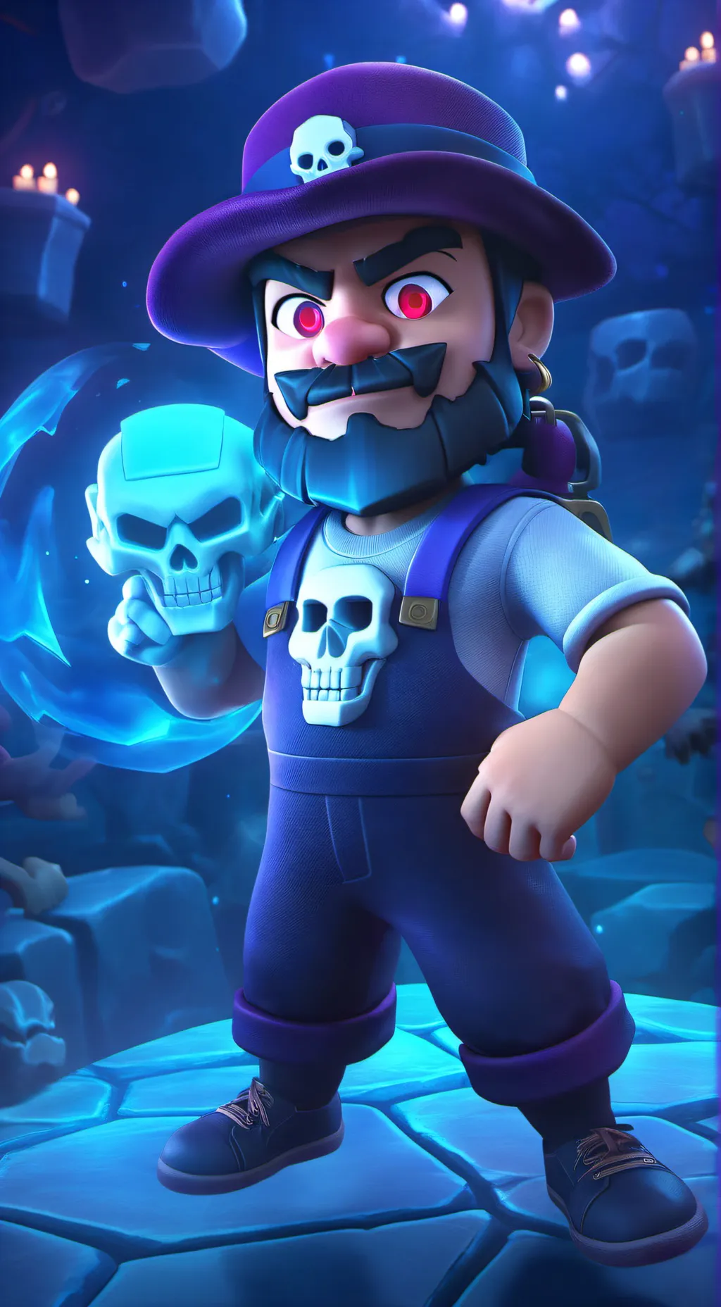 ai character: giant king smg3 background