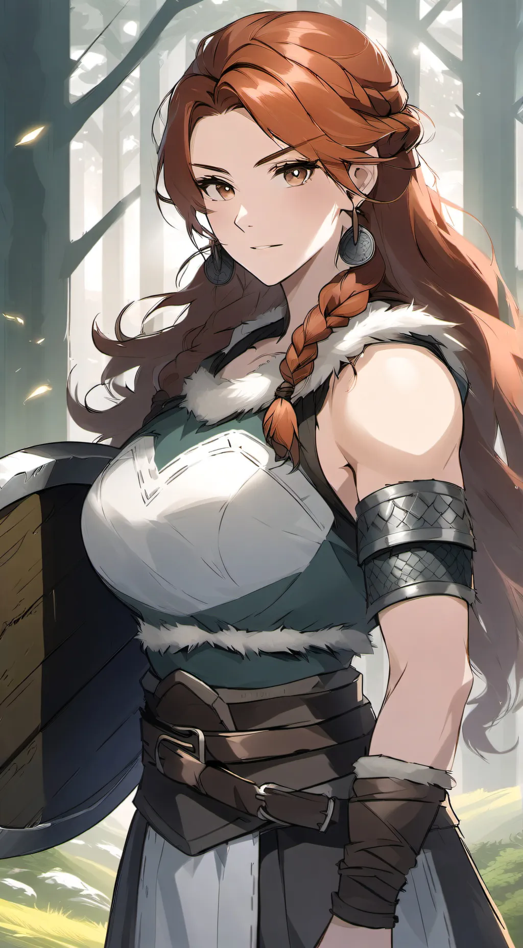 ai character: Brynhild Thurdotir background