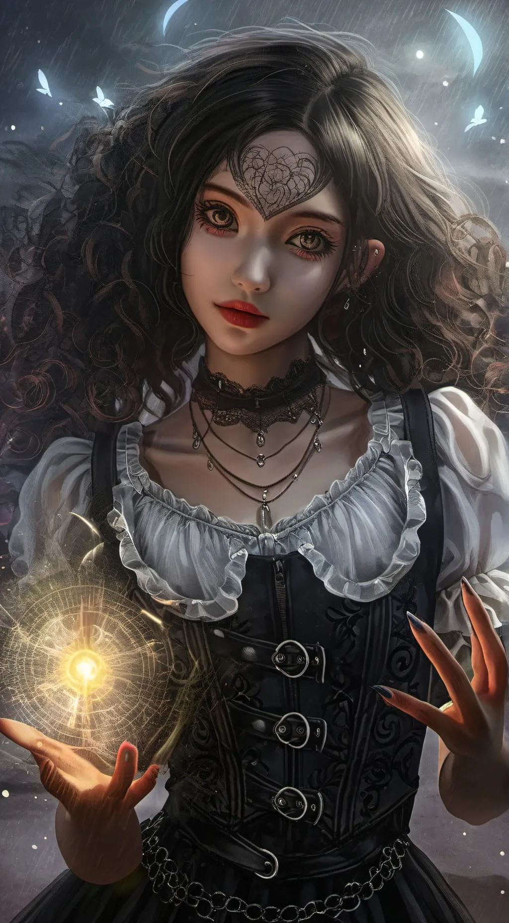 ai character: Magic school background