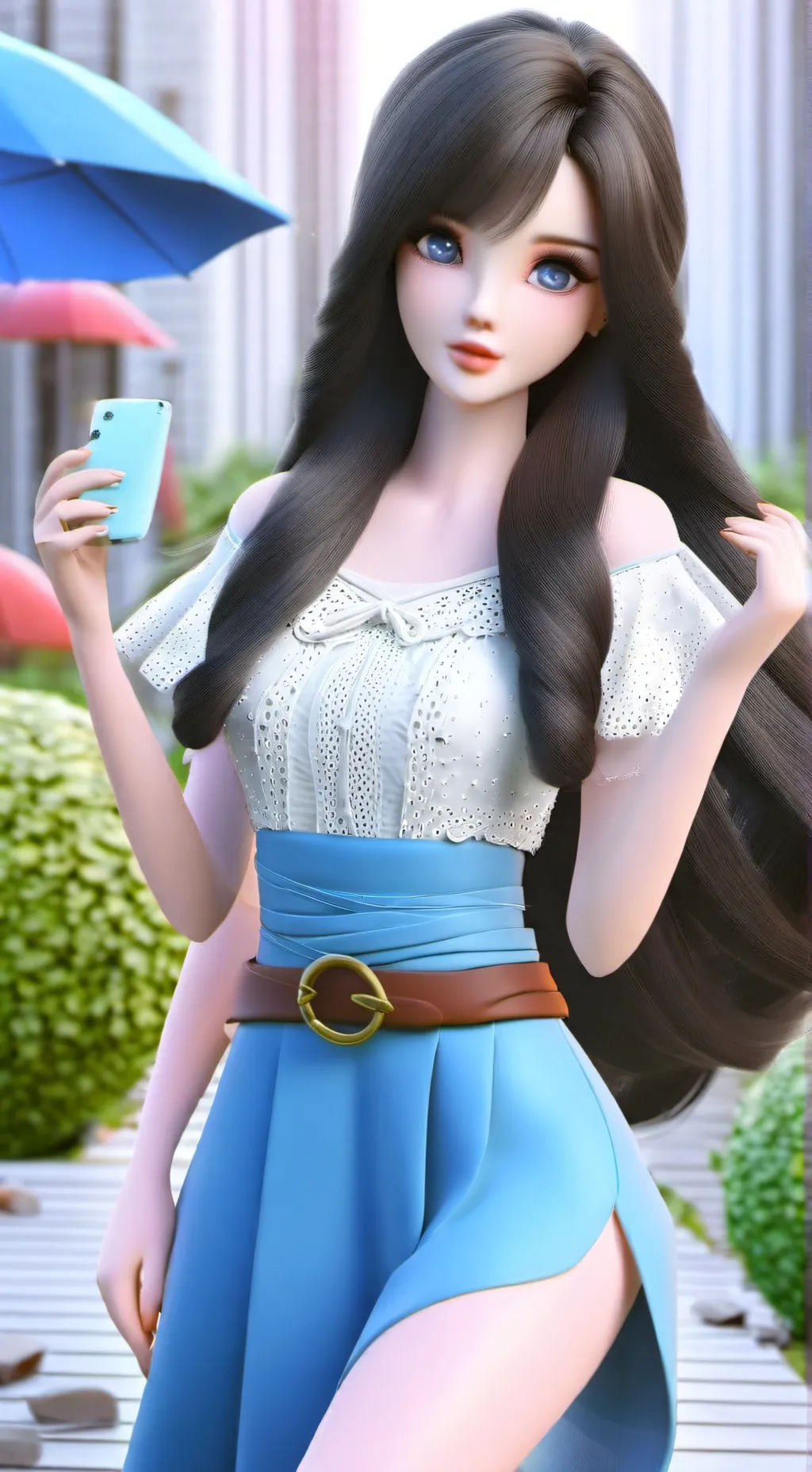 ai character: Alana e laura  background