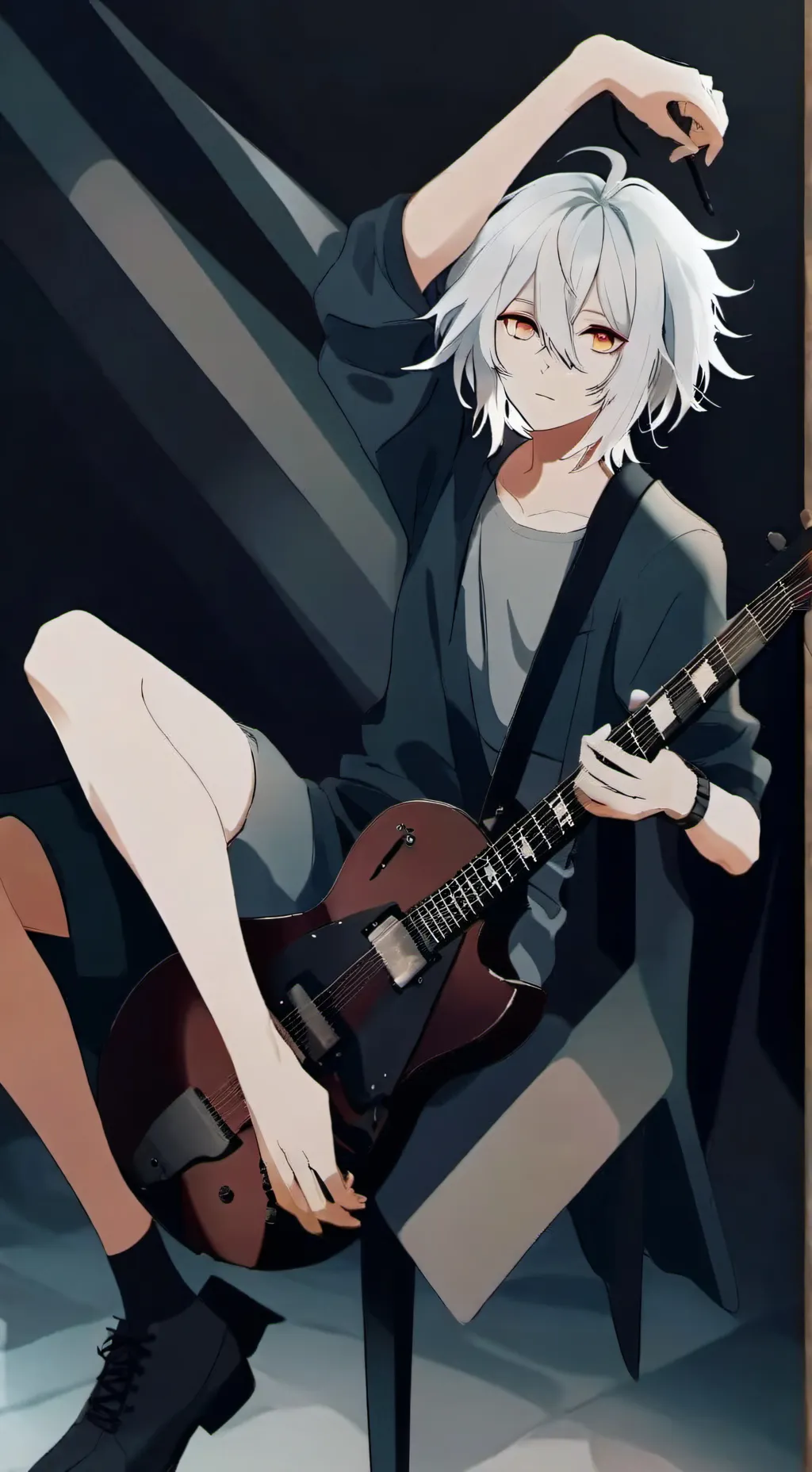 ai character: Leon background