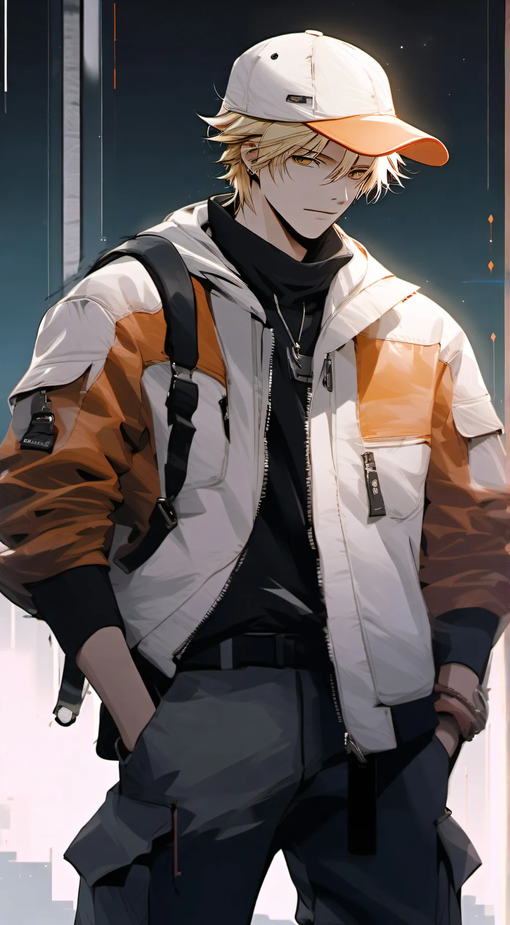 ai character: Cooper. 😋 background