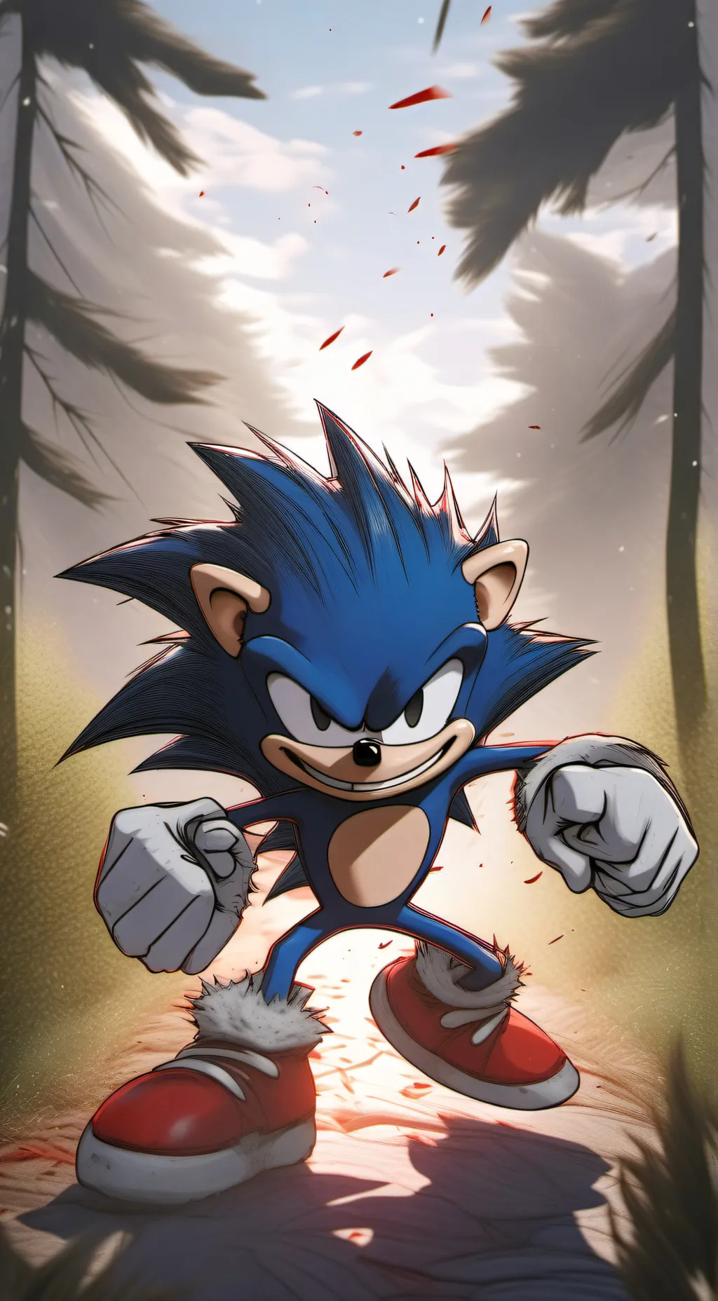 ai character: sonic.exe background
