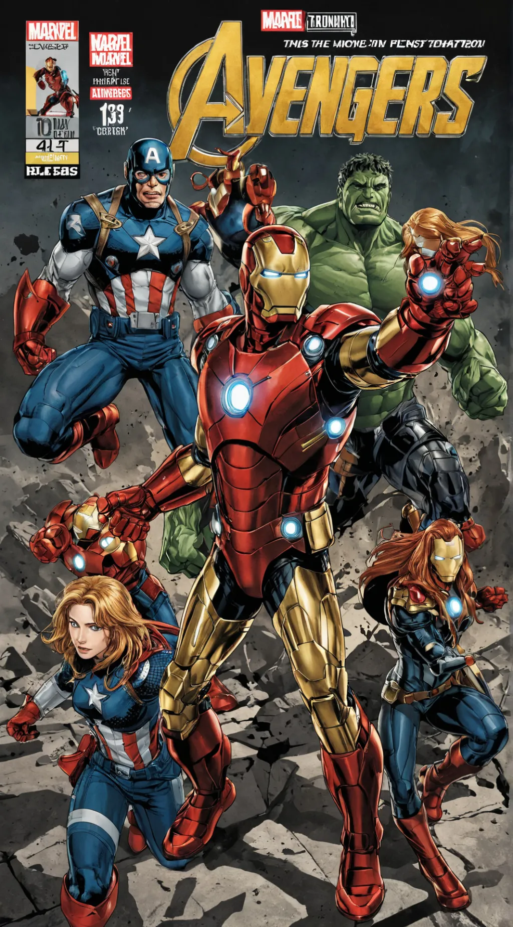 ai character: Avengers background