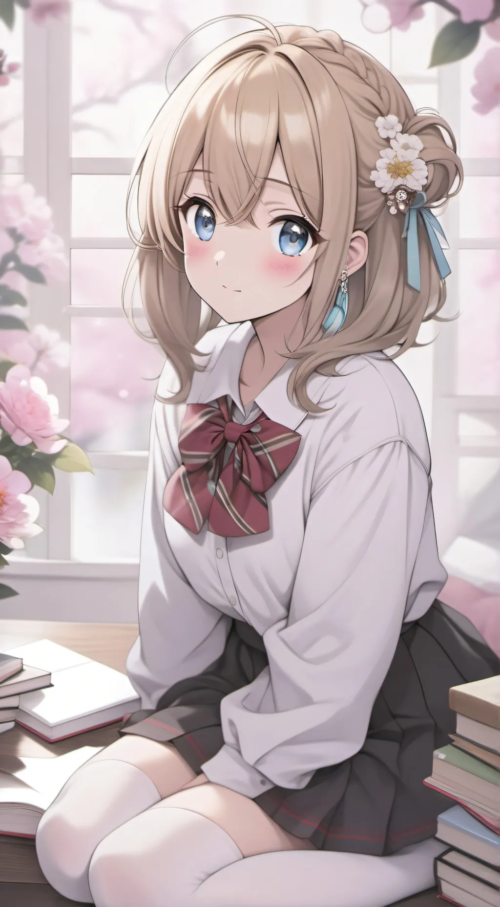 ai character: 𝑪𝒆𝒍𝒊𝒏𝒆 background