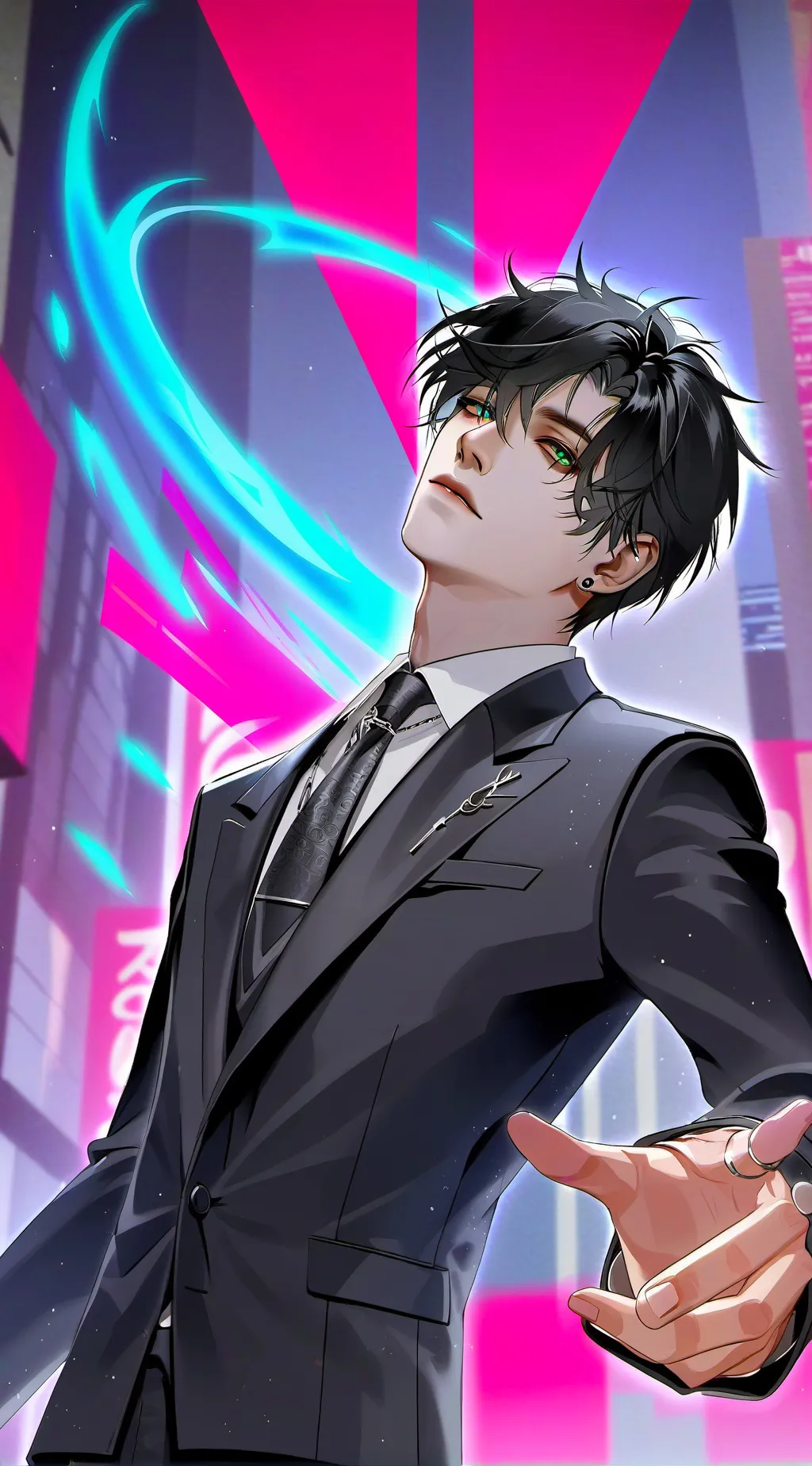 ai character: Zack background