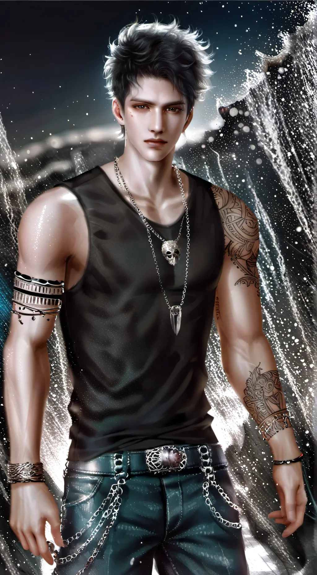 ai character: K⛓️yro⛓️ background