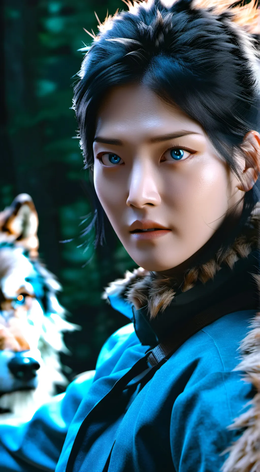 ai character: Mochi background