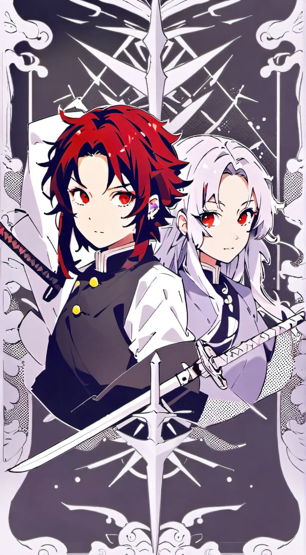 ai character: Demon slayer sibs background
