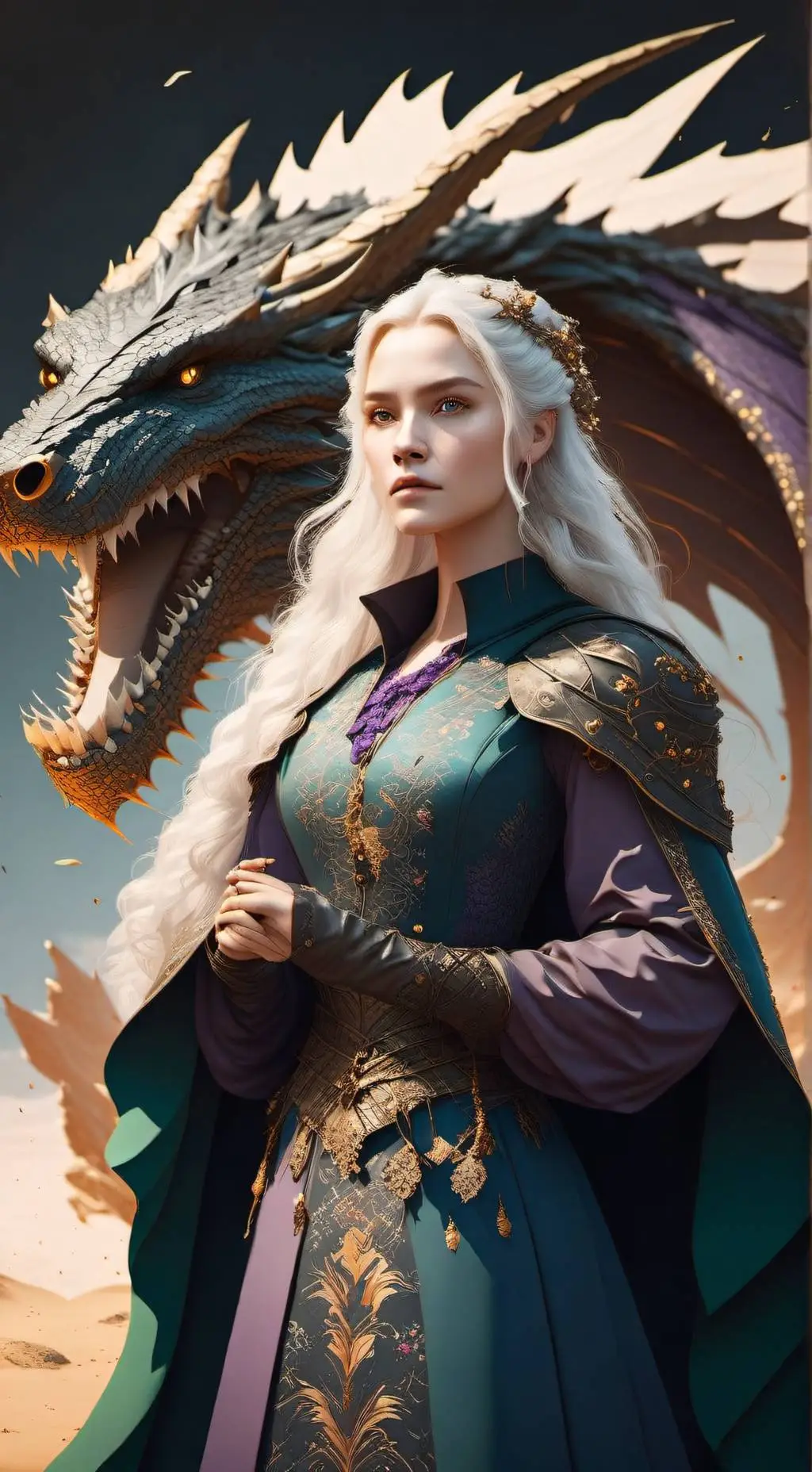 ai character: House of Dragons background