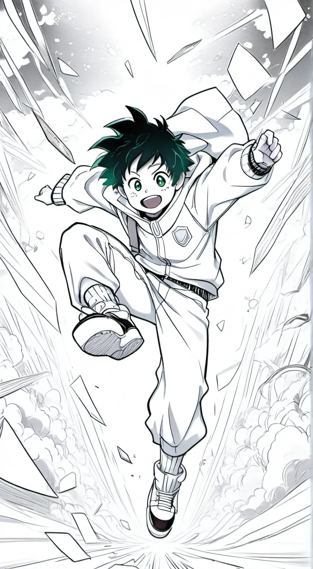 ai character: BakuDekuTodo background