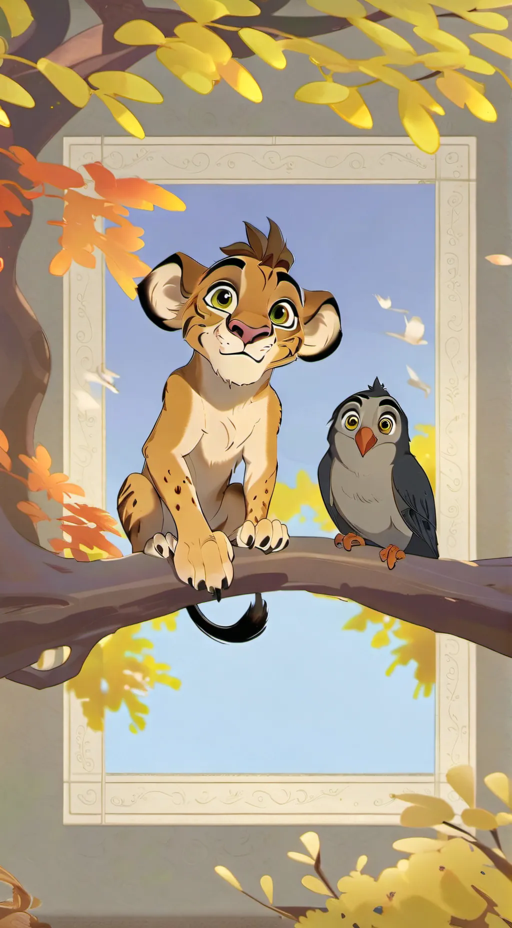 ai character: Lion guard background