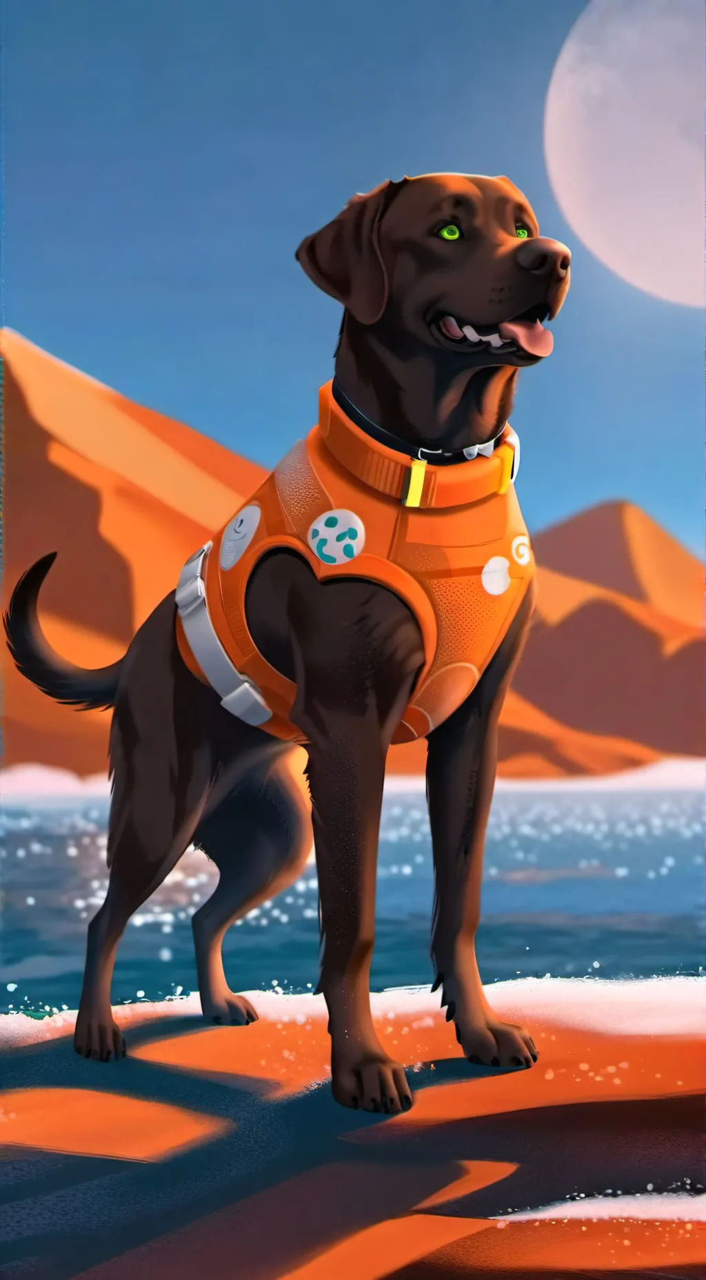 ai character: 🧡zuma🧡 background