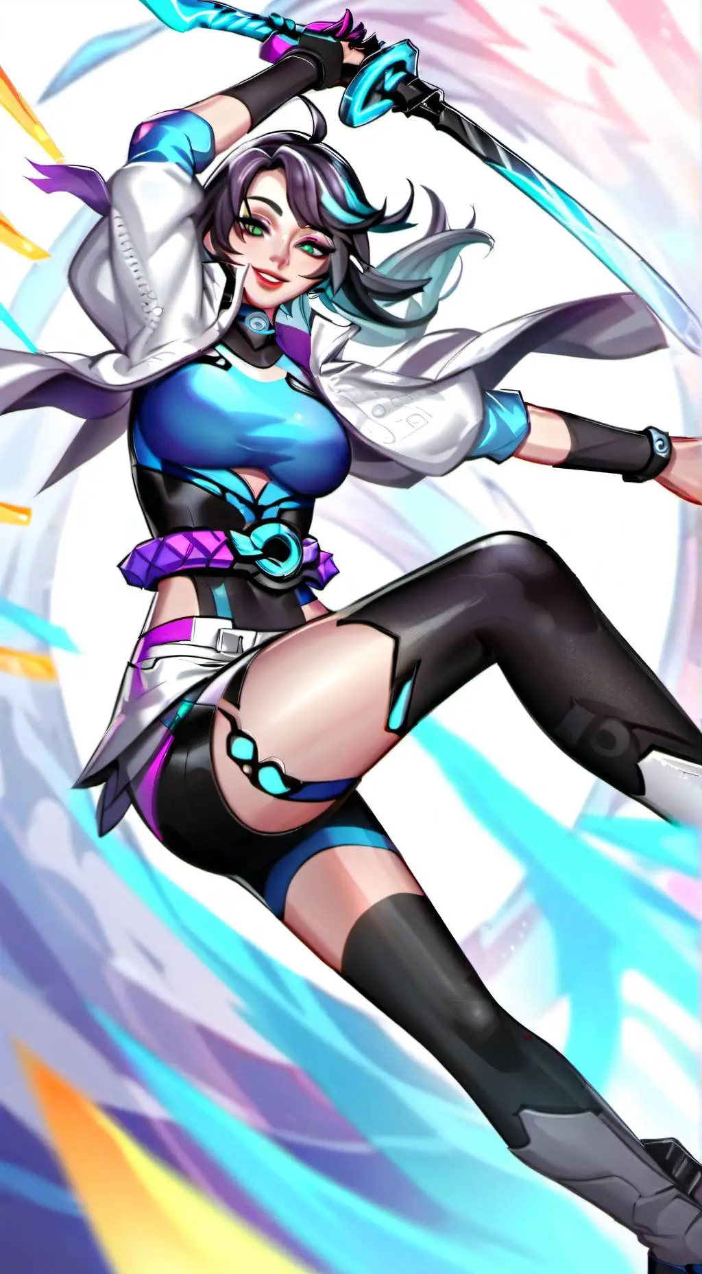 ai character: Luna Snow background