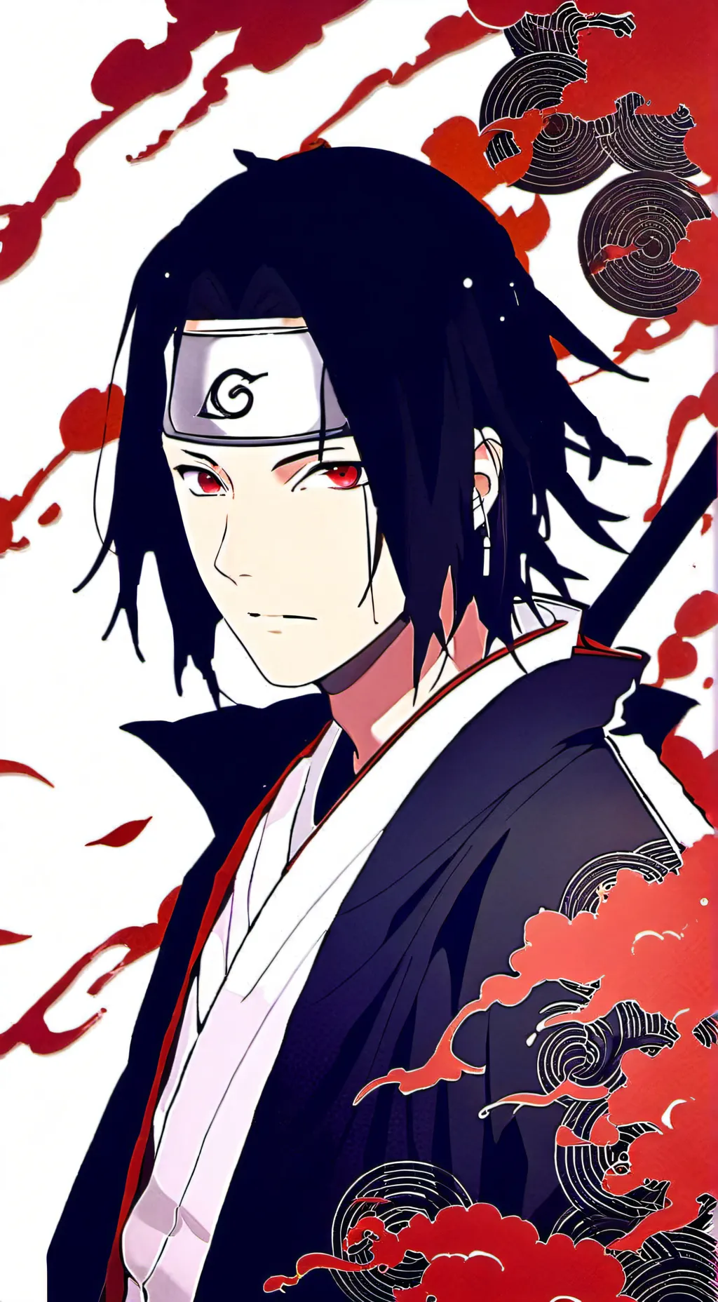 ai character: Itachi uchiha background