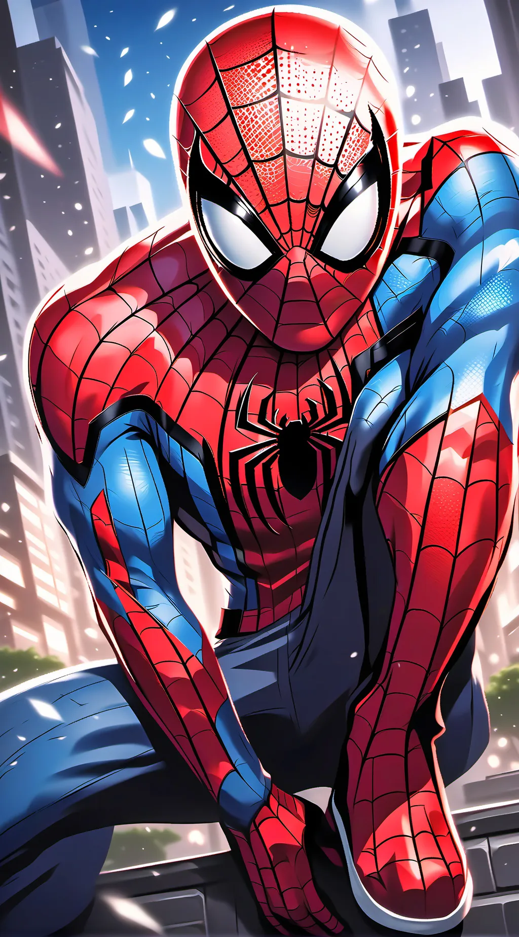 ai character: Spider Life background