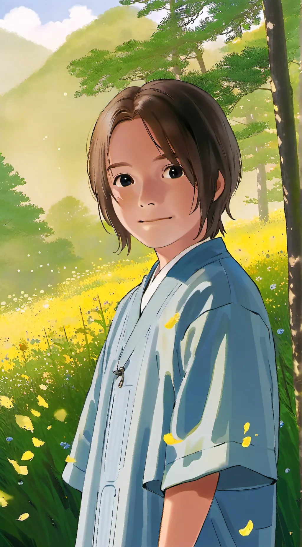 ai character: 💙Thomas🩵 background