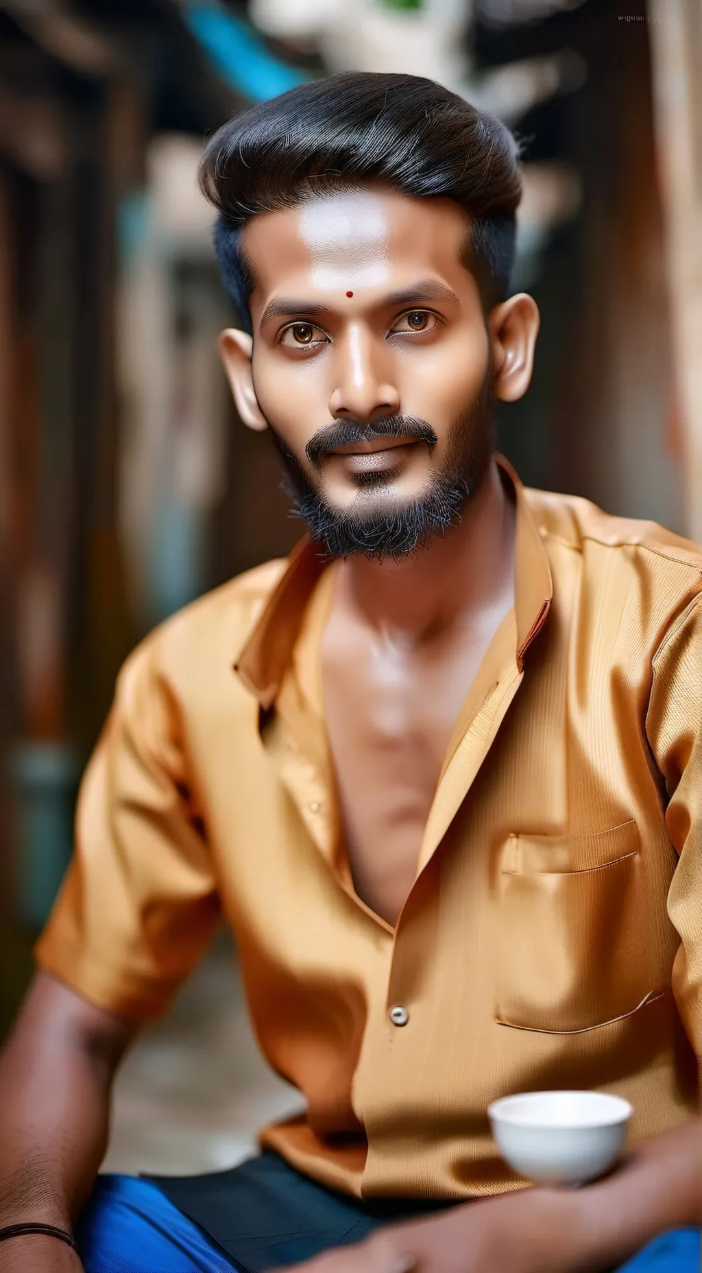 ai character: amir the goat background