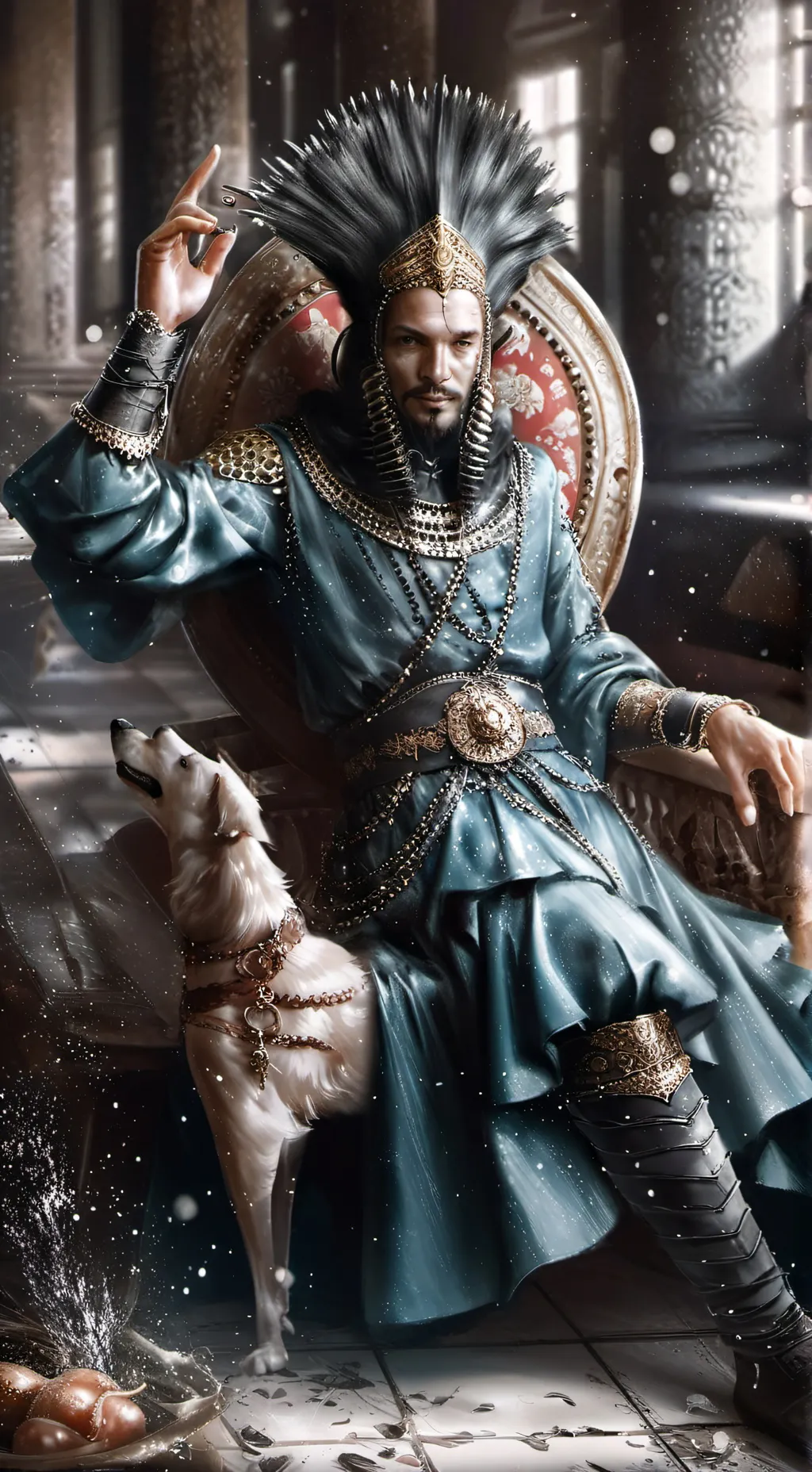 ai character: King kian background